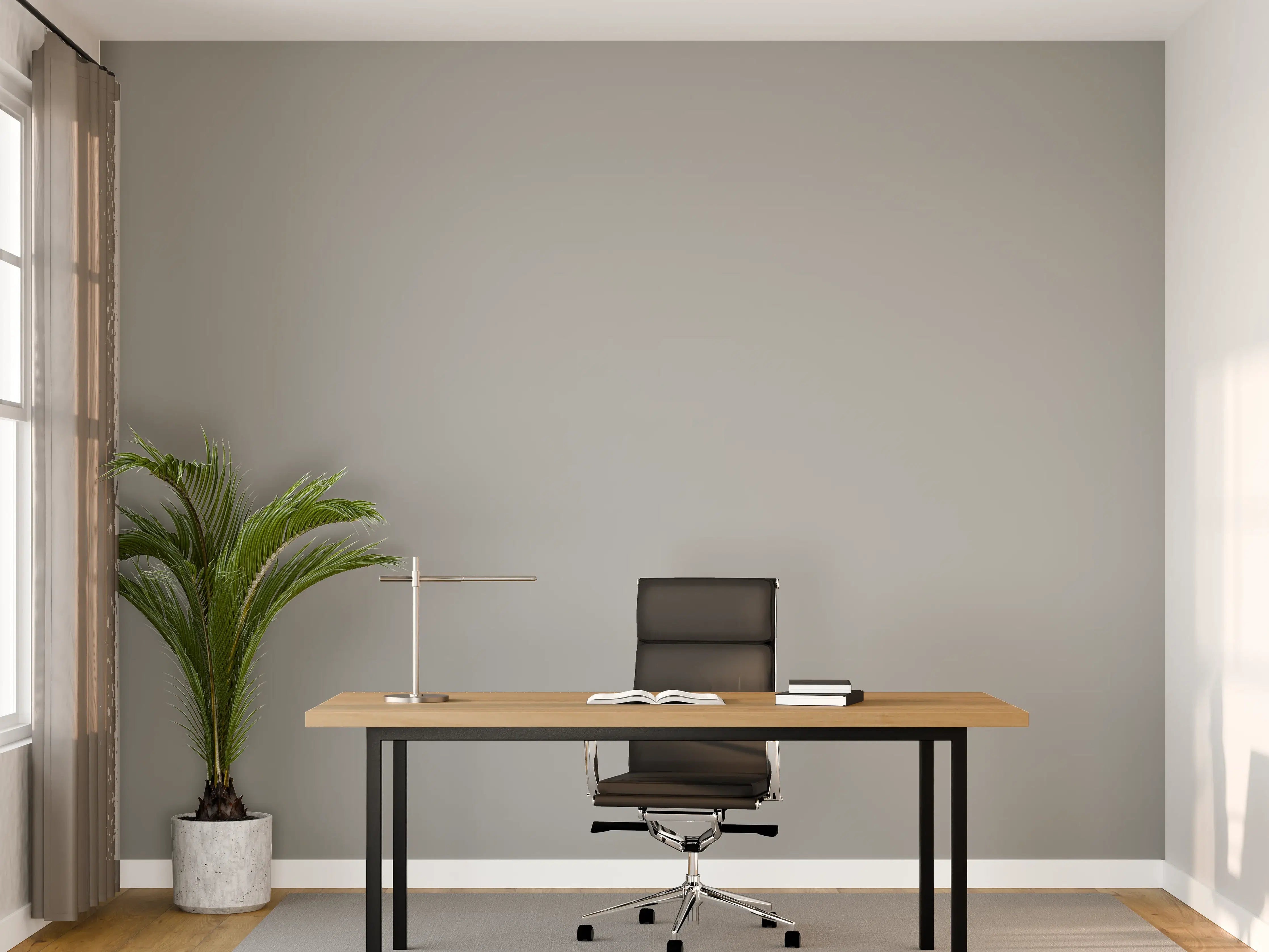 Büro Wandgestaltung - RAL 9006 (Weißaluminium)