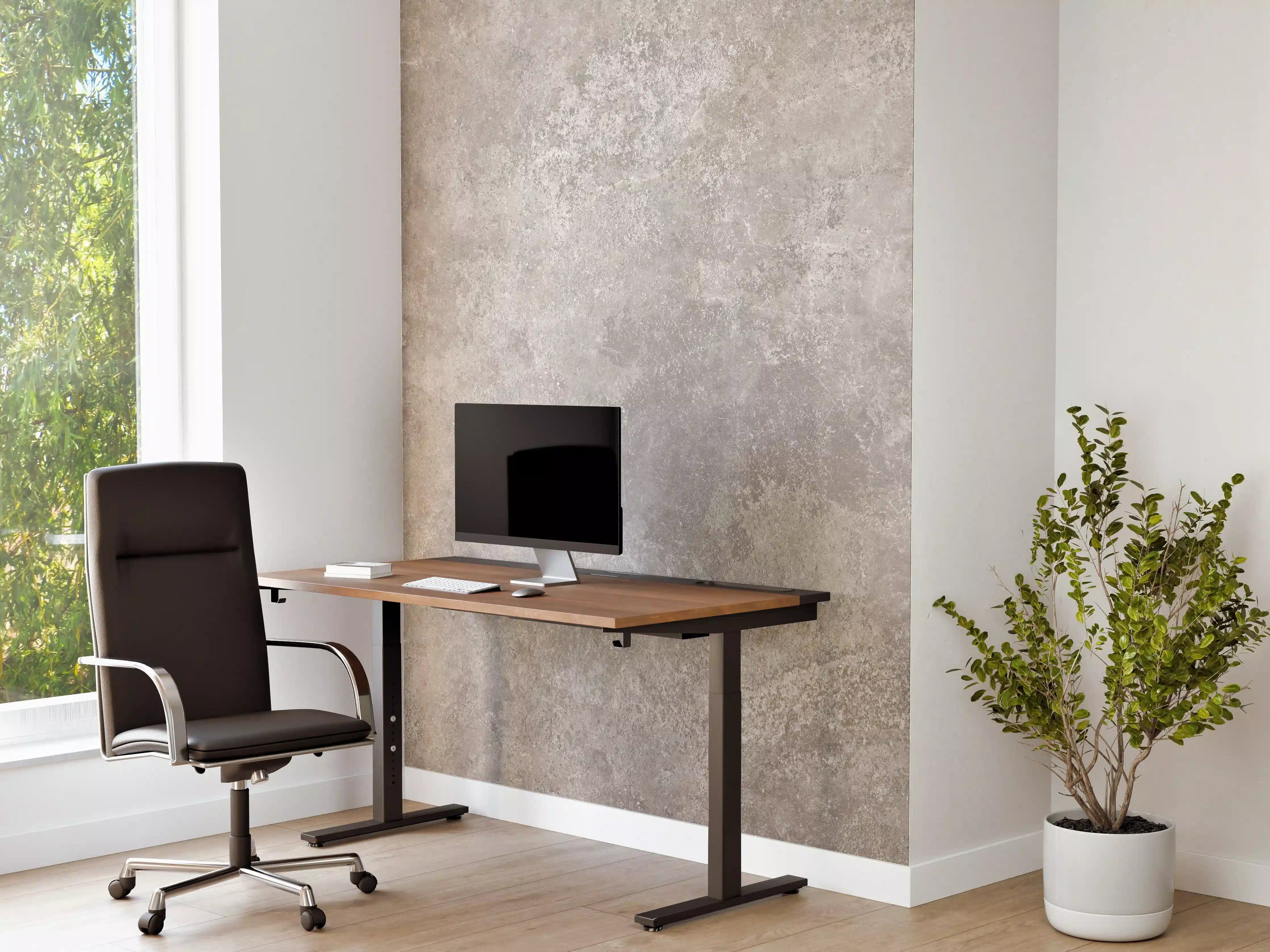 Büro Wandgestaltung - Raue Zement Struktur