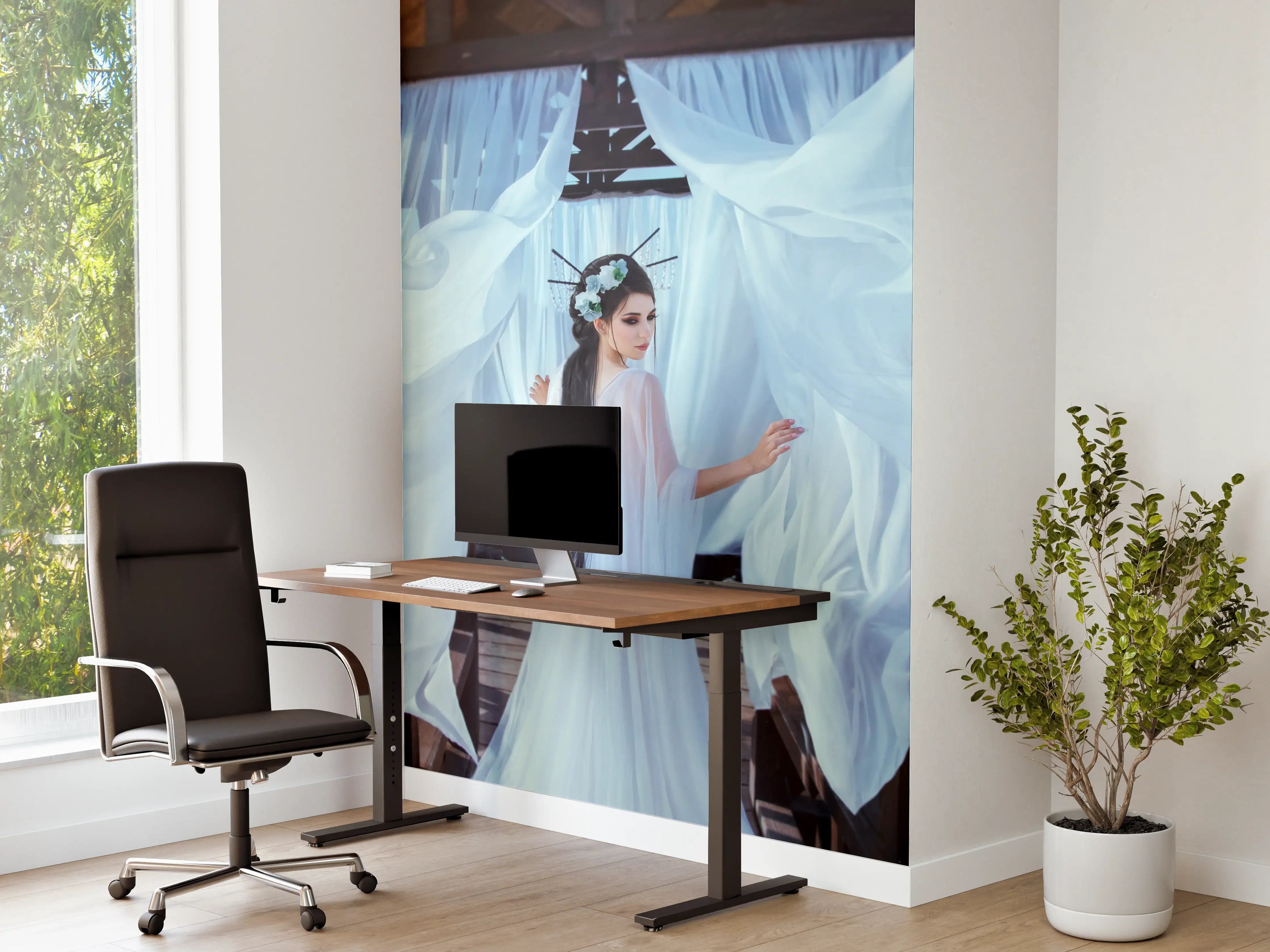 Büro Wandgestaltung - Reines Japanisches Porträt