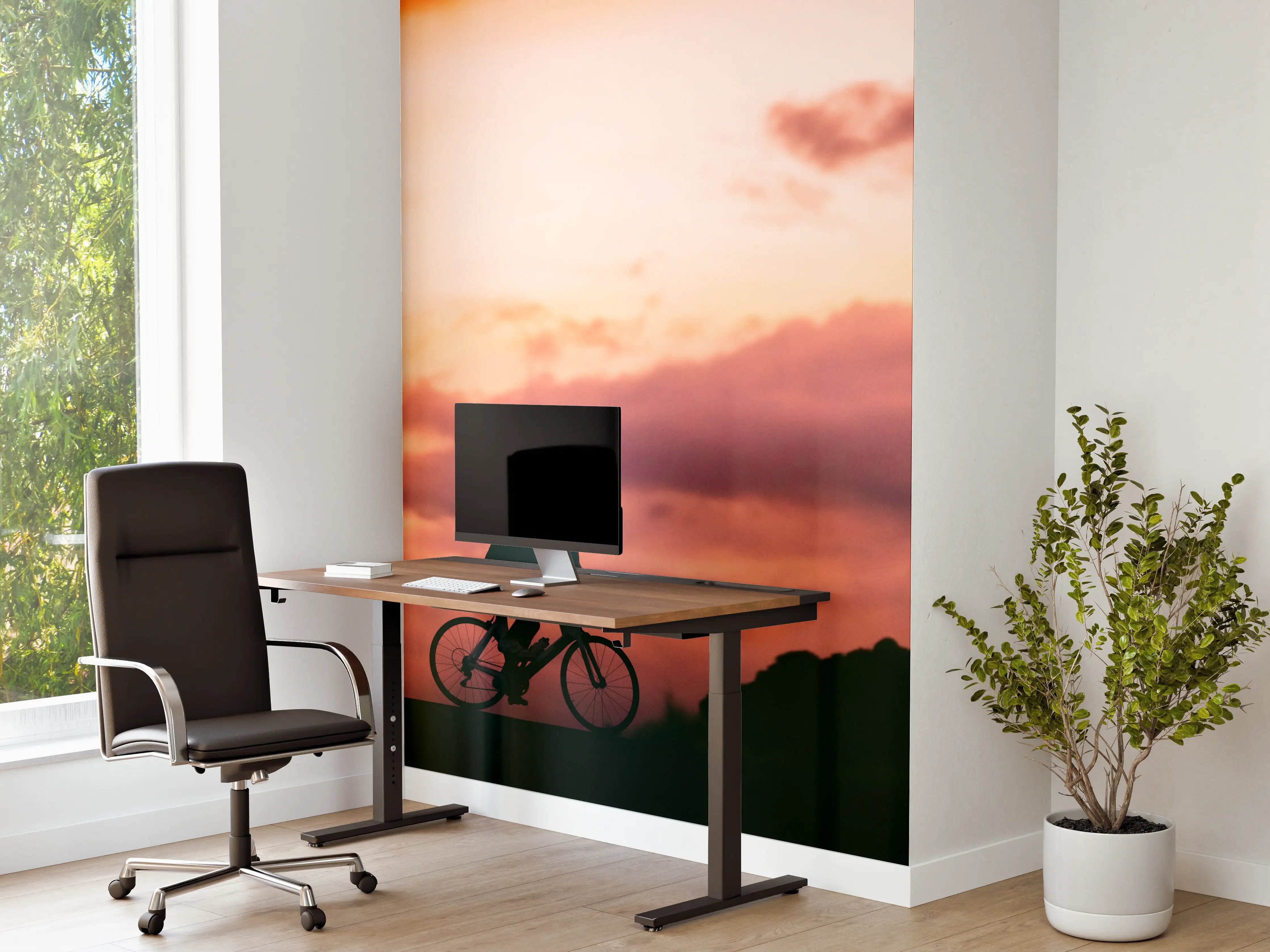 Büro Wandgestaltung - Rennradfahrer