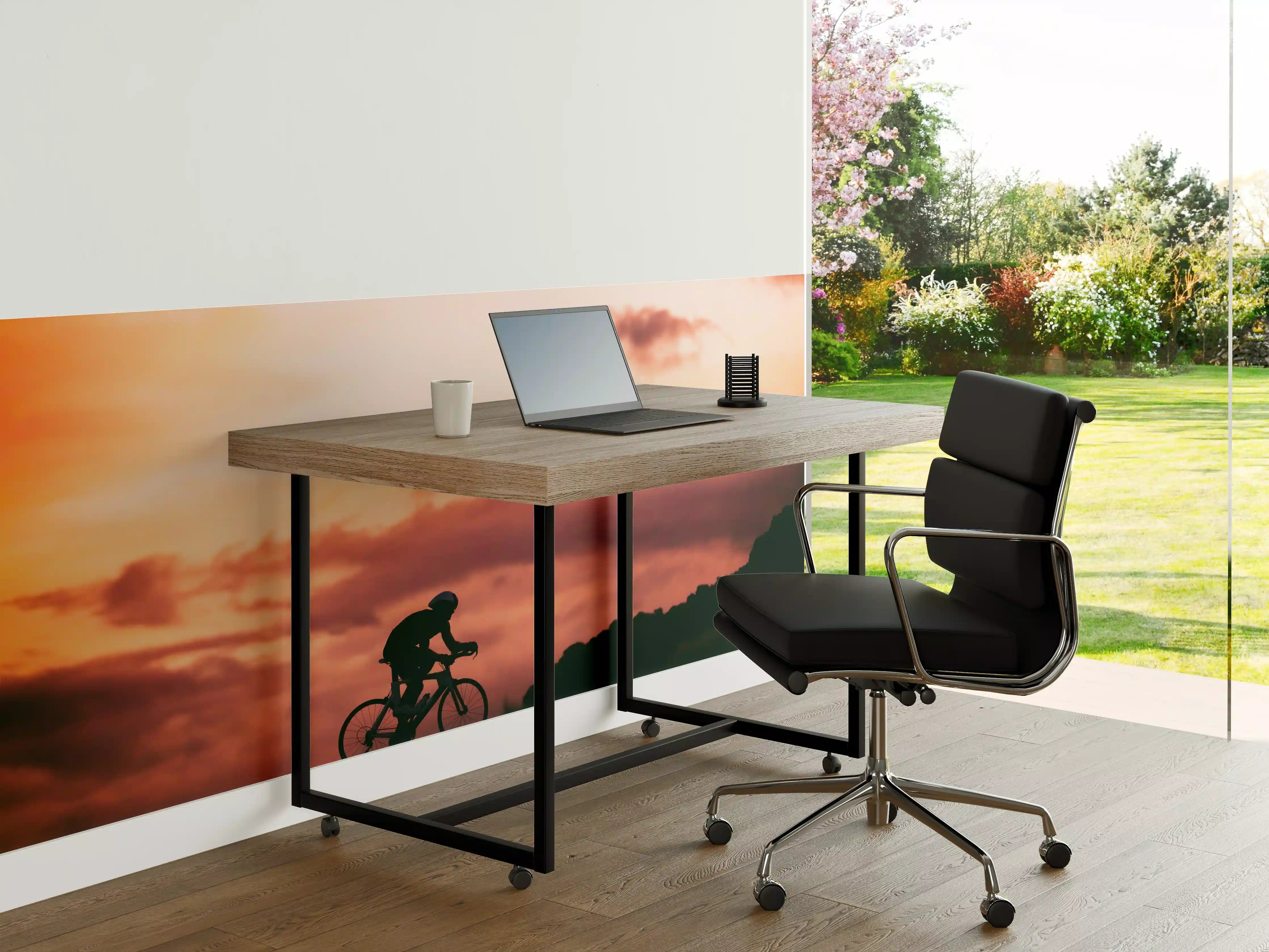 Büro Wandgestaltung - Rennradfahrer