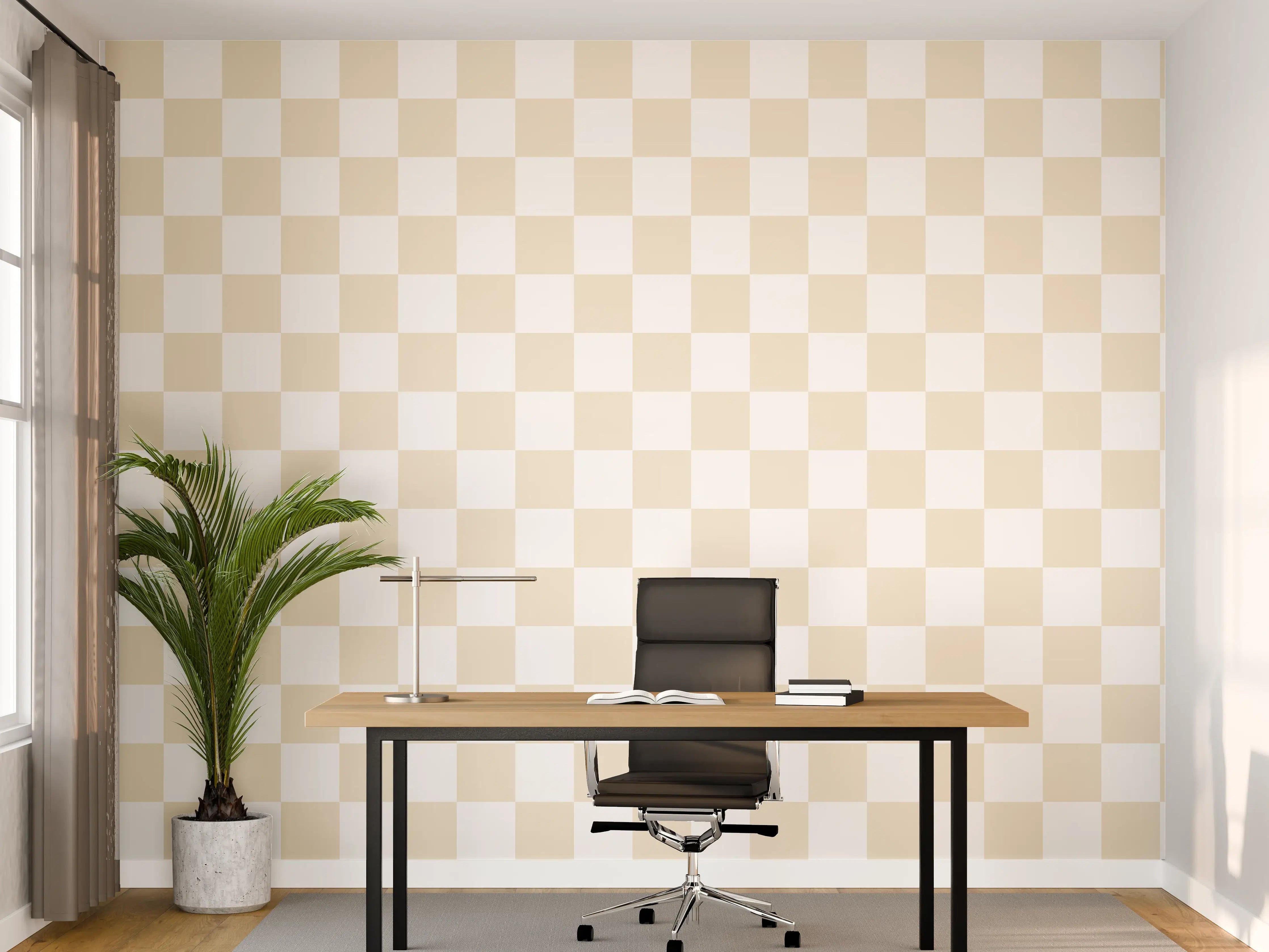 Büro Wandgestaltung - Retro-Design Fliese