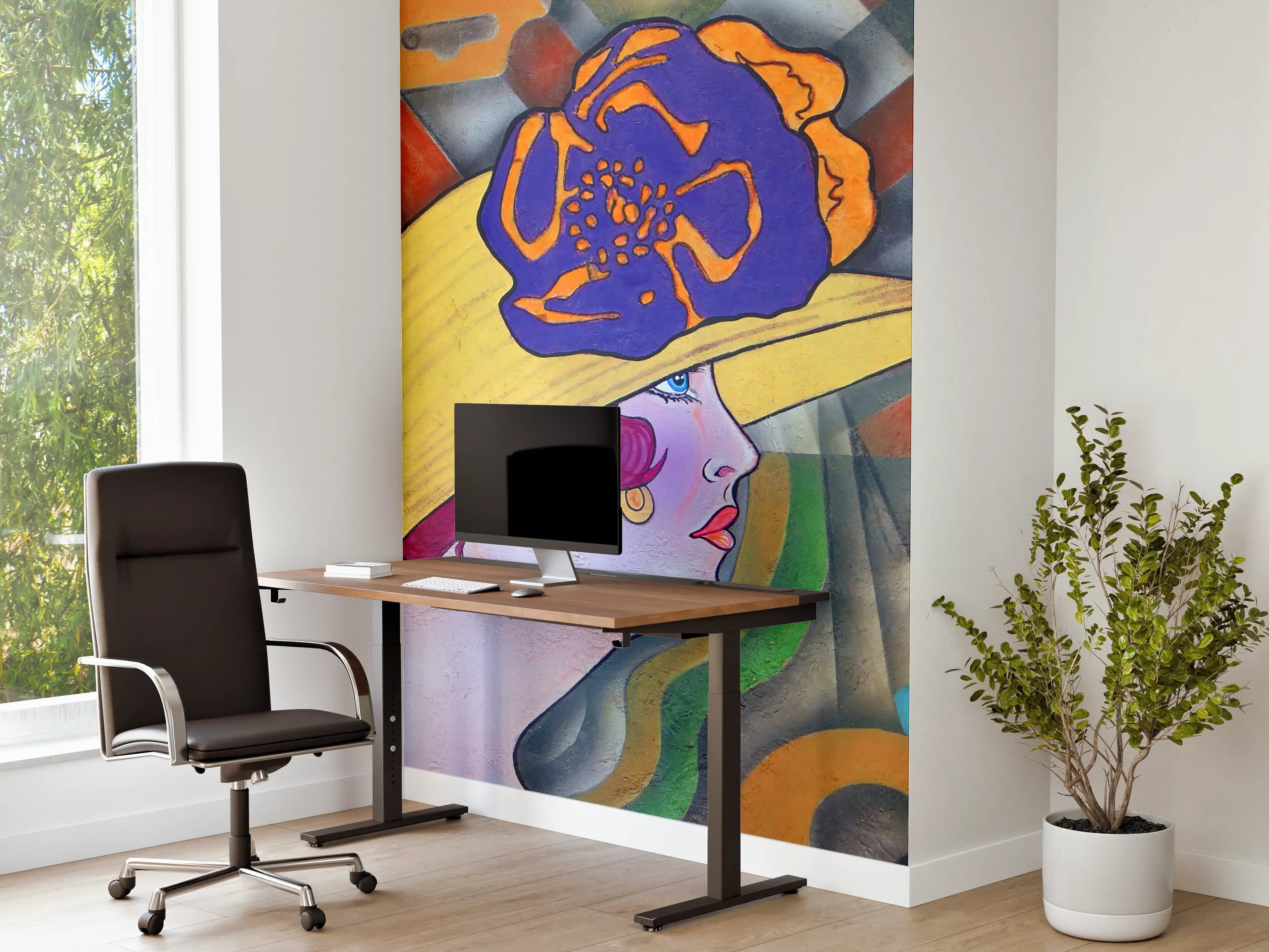 Büro Wandgestaltung - Retro Fashion Kunst Abstrakt