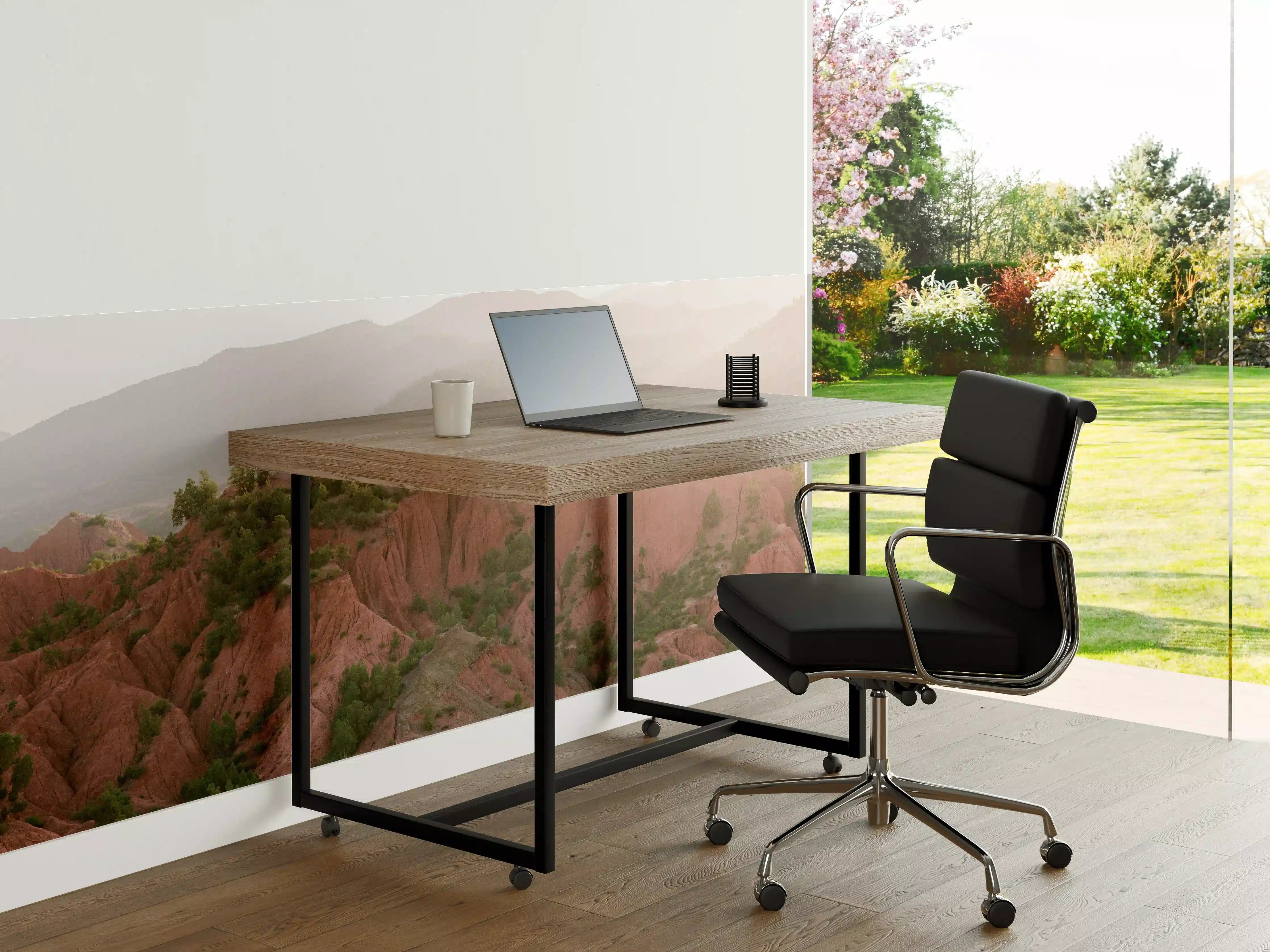 Büro Wandgestaltung - Rötliche Berglandschaft im Sonnenlicht