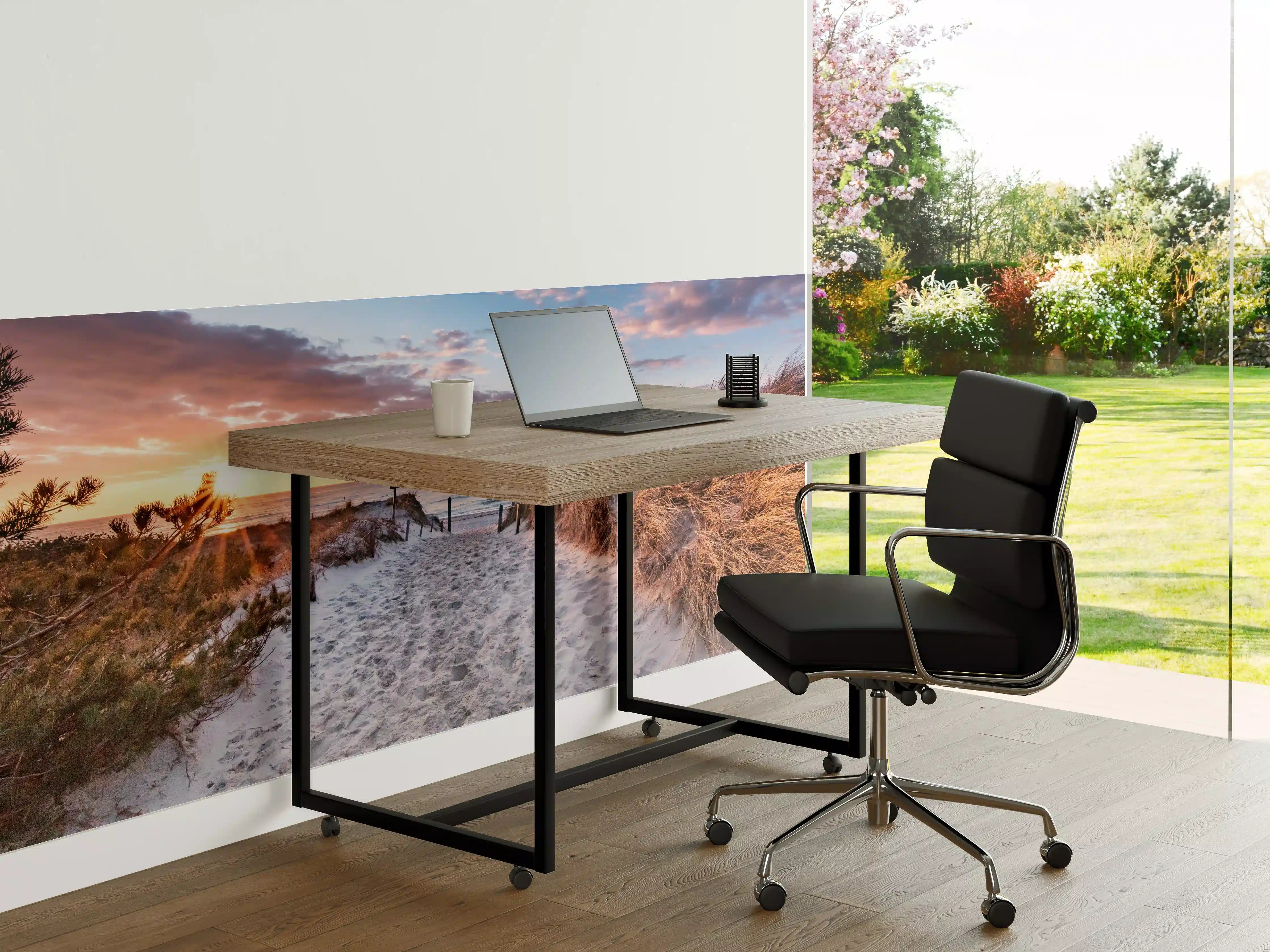 Büro Wandgestaltung - Romantischer Sandweg zum Strand