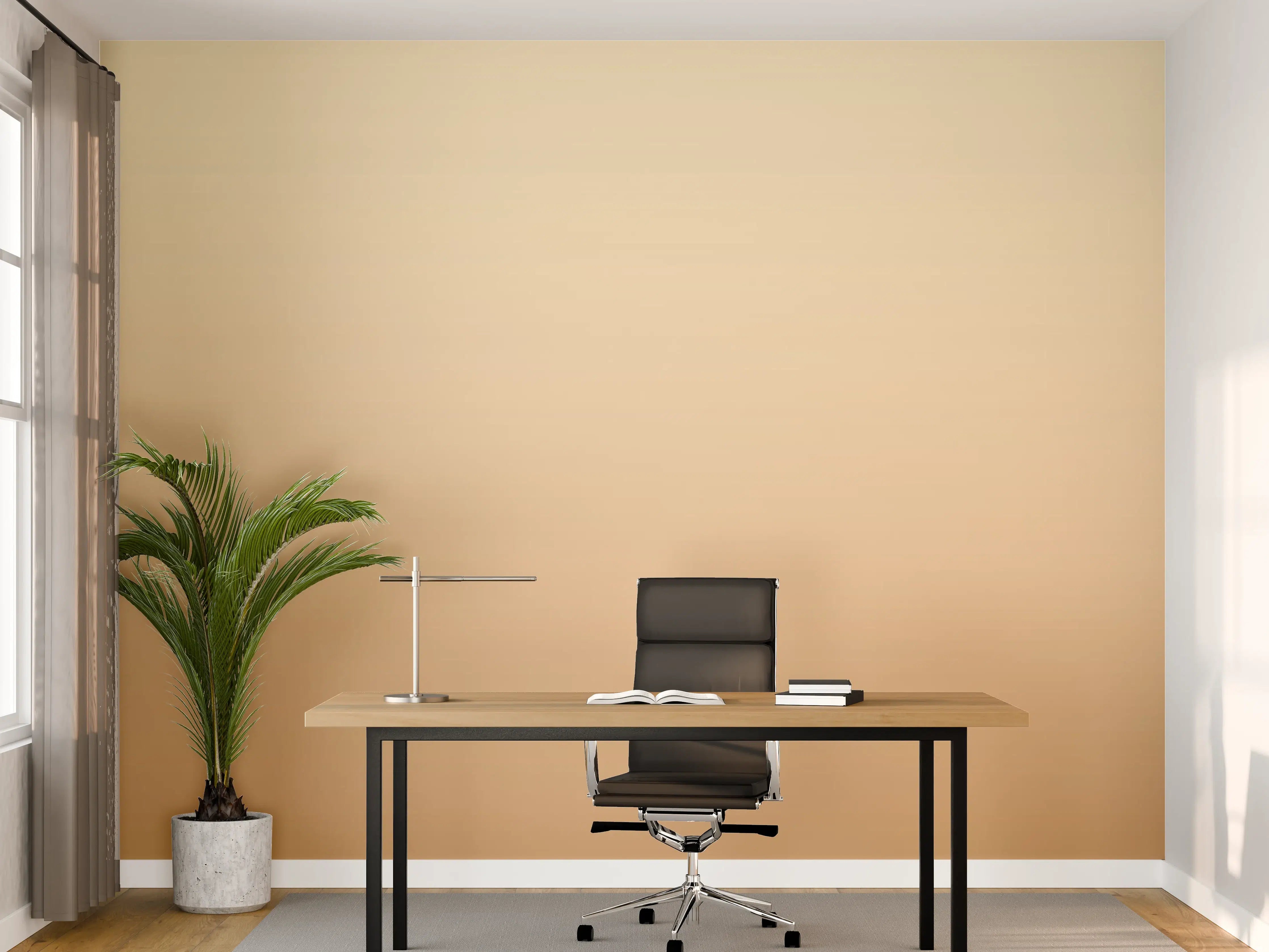 Büro Wandgestaltung - Rosa Farbverlauf