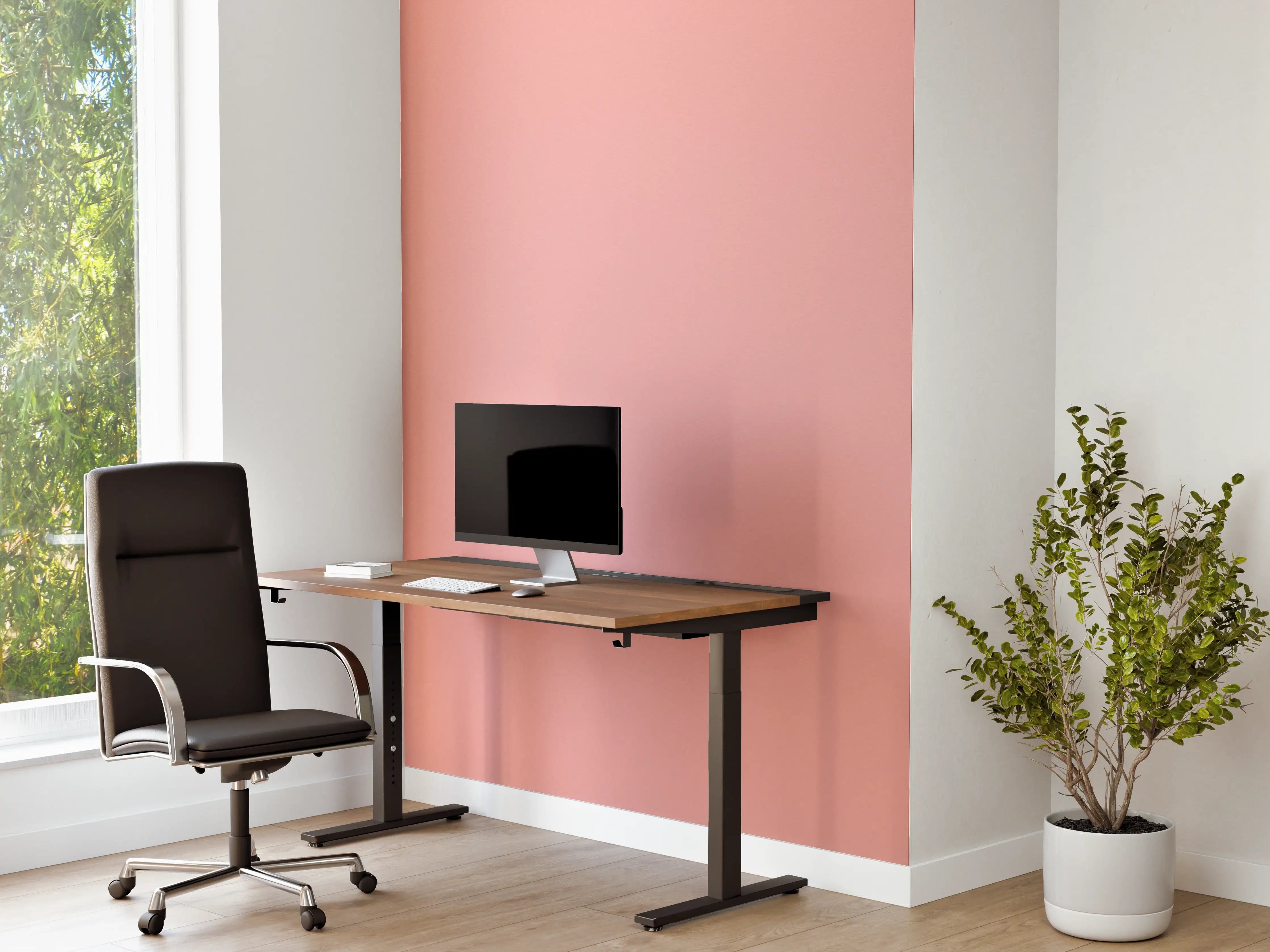 Büro Wandgestaltung - Rosa Oberfläche - Papiertextur