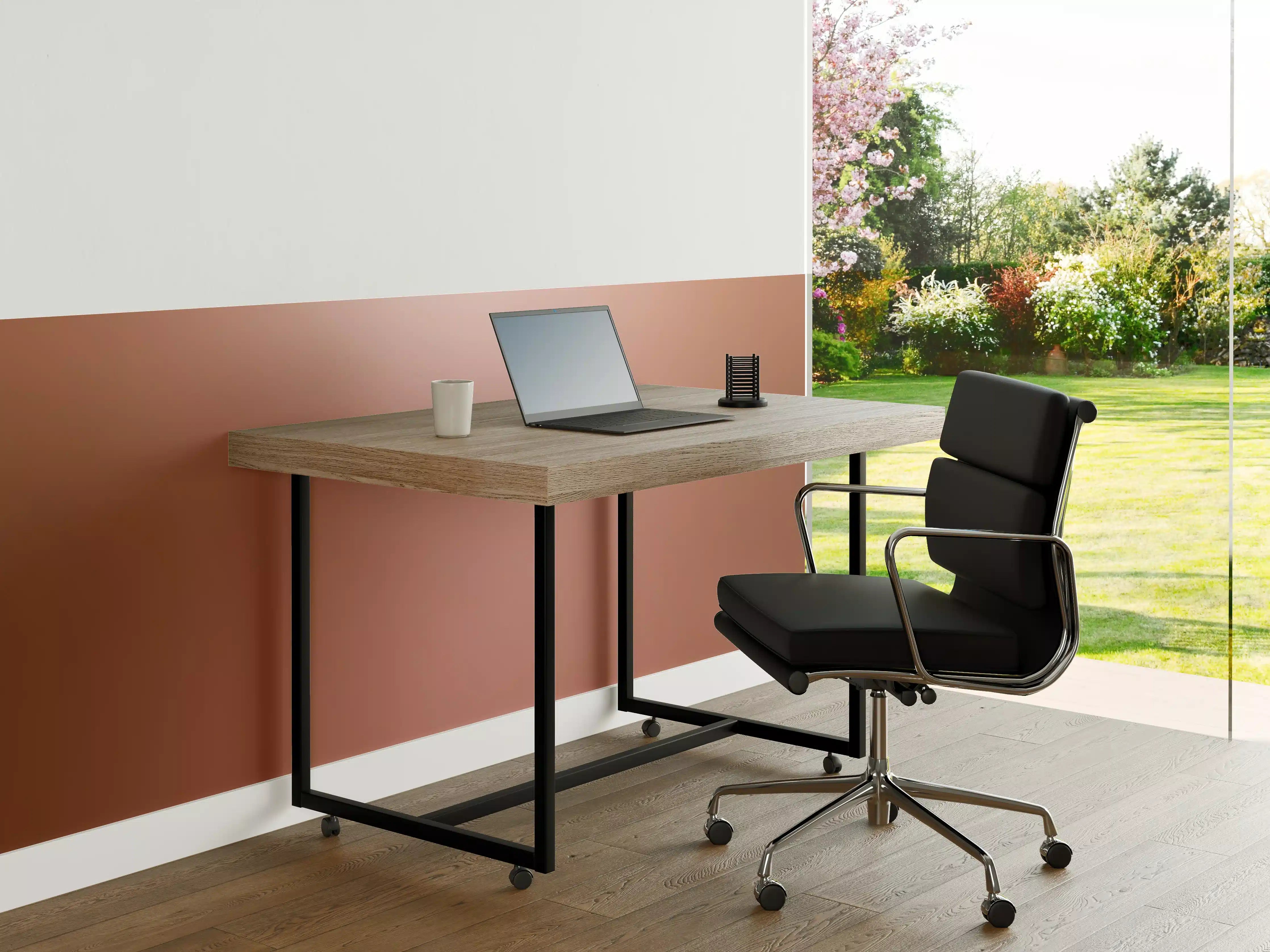 Büro Wandgestaltung - Rosegold Farbverlauf Hintergrund