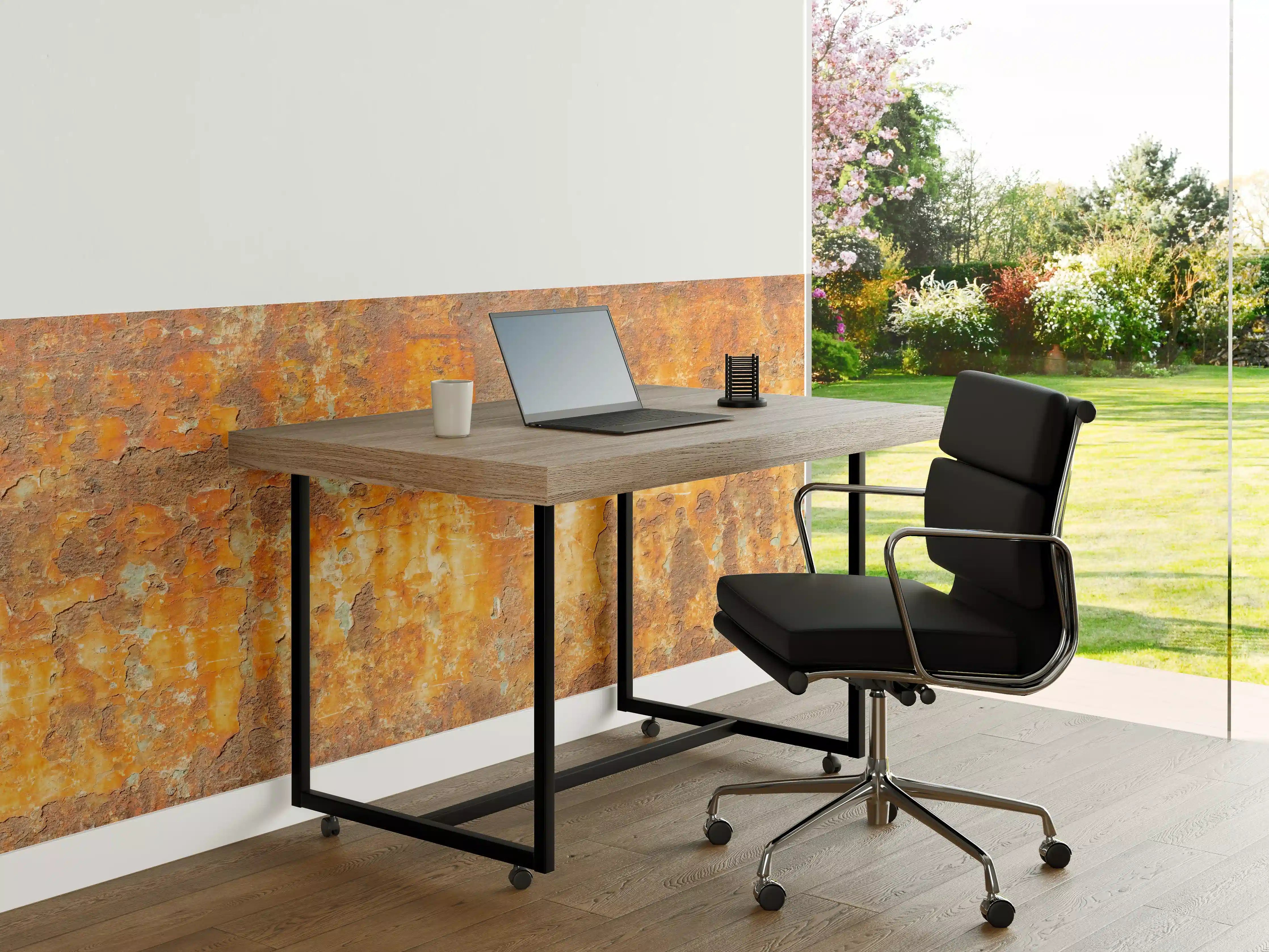 Büro Wandgestaltung - Rostige Betonwand