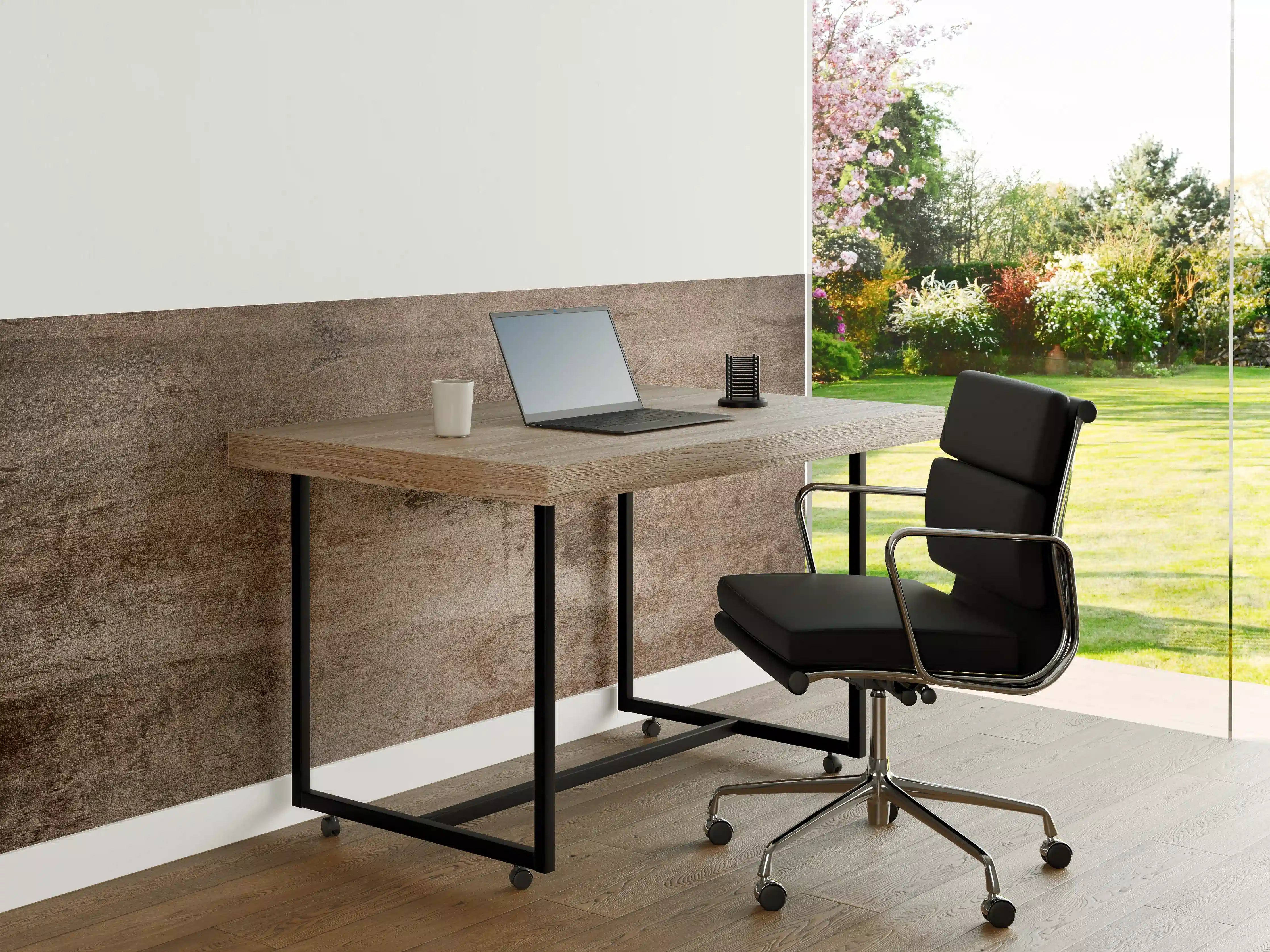 Büro Wandgestaltung - Rostige Stahl-Struktur