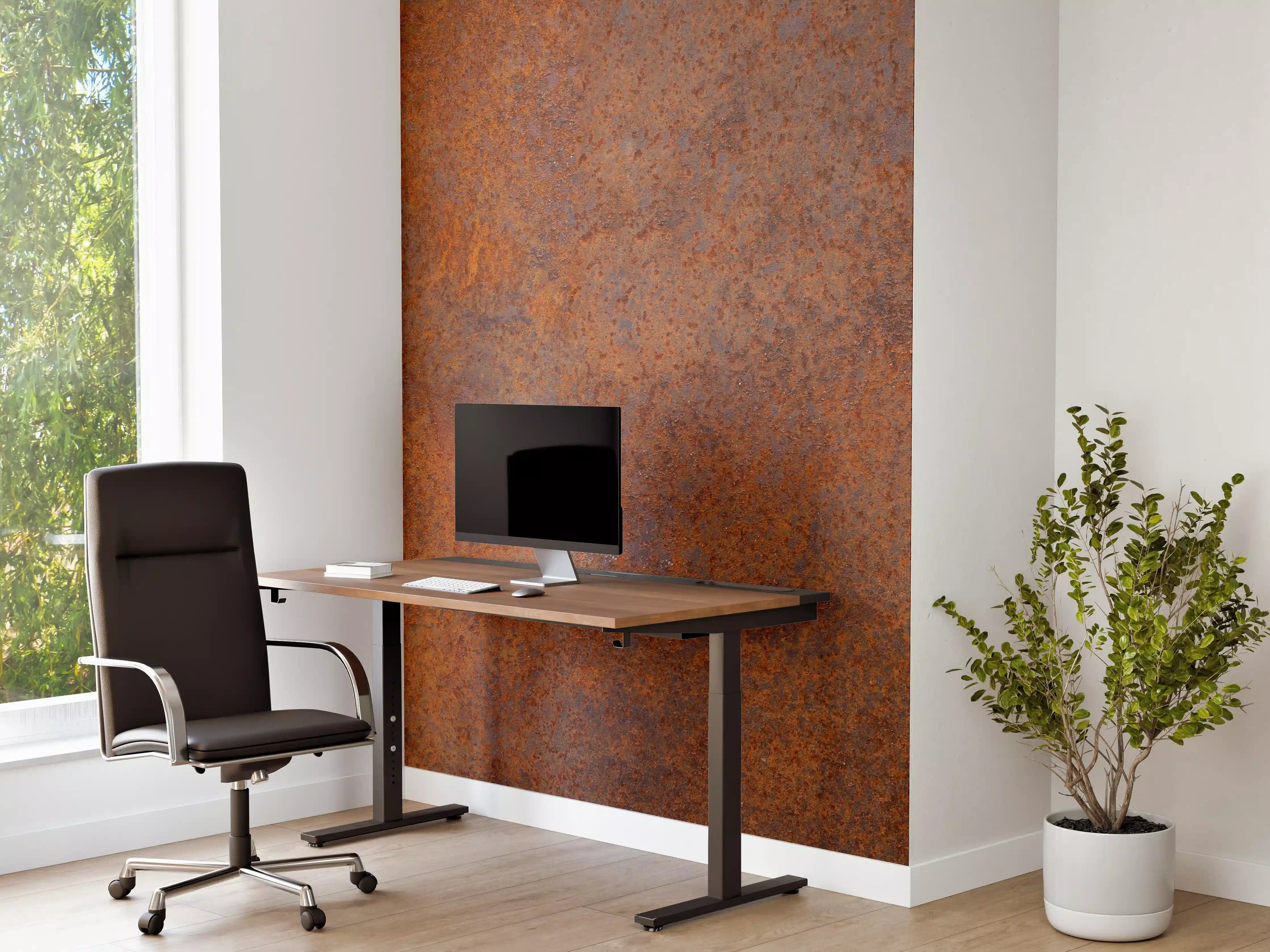 Büro Wandgestaltung - Rostiges Metall