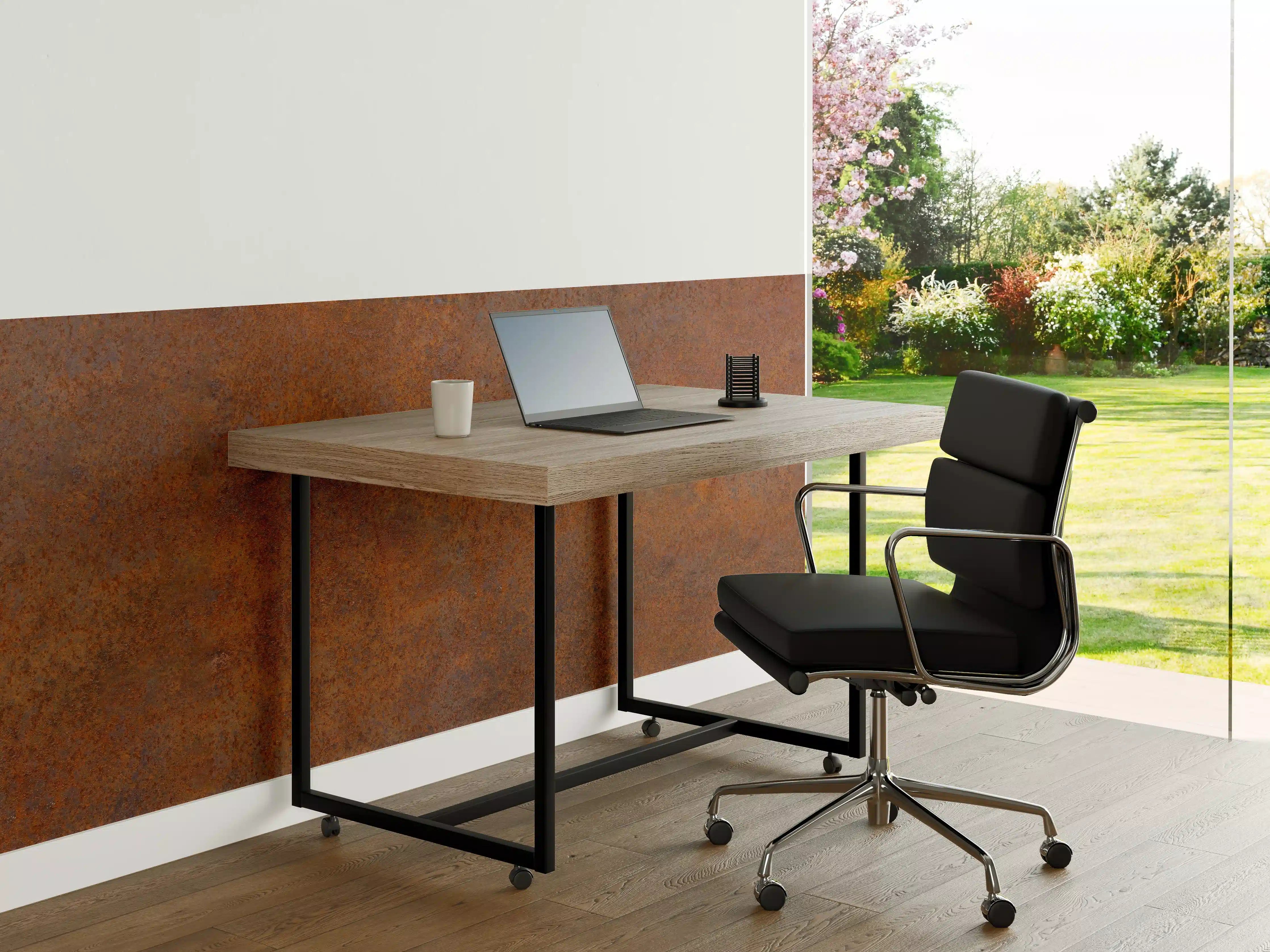 Büro Wandgestaltung - Rostiges Metall