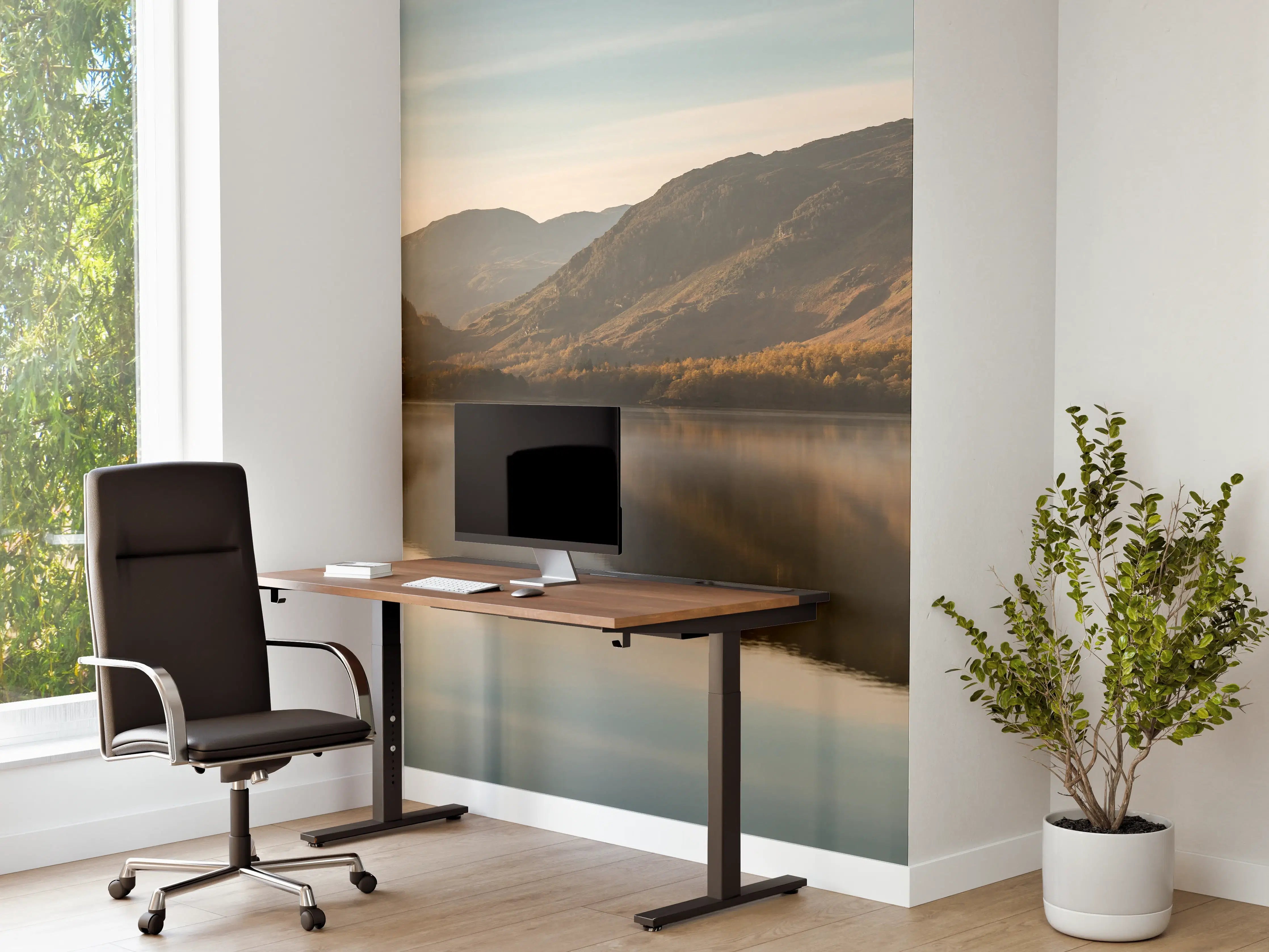 Büro Wandgestaltung - Ruhige Reflexionen im stillen Derwentwater