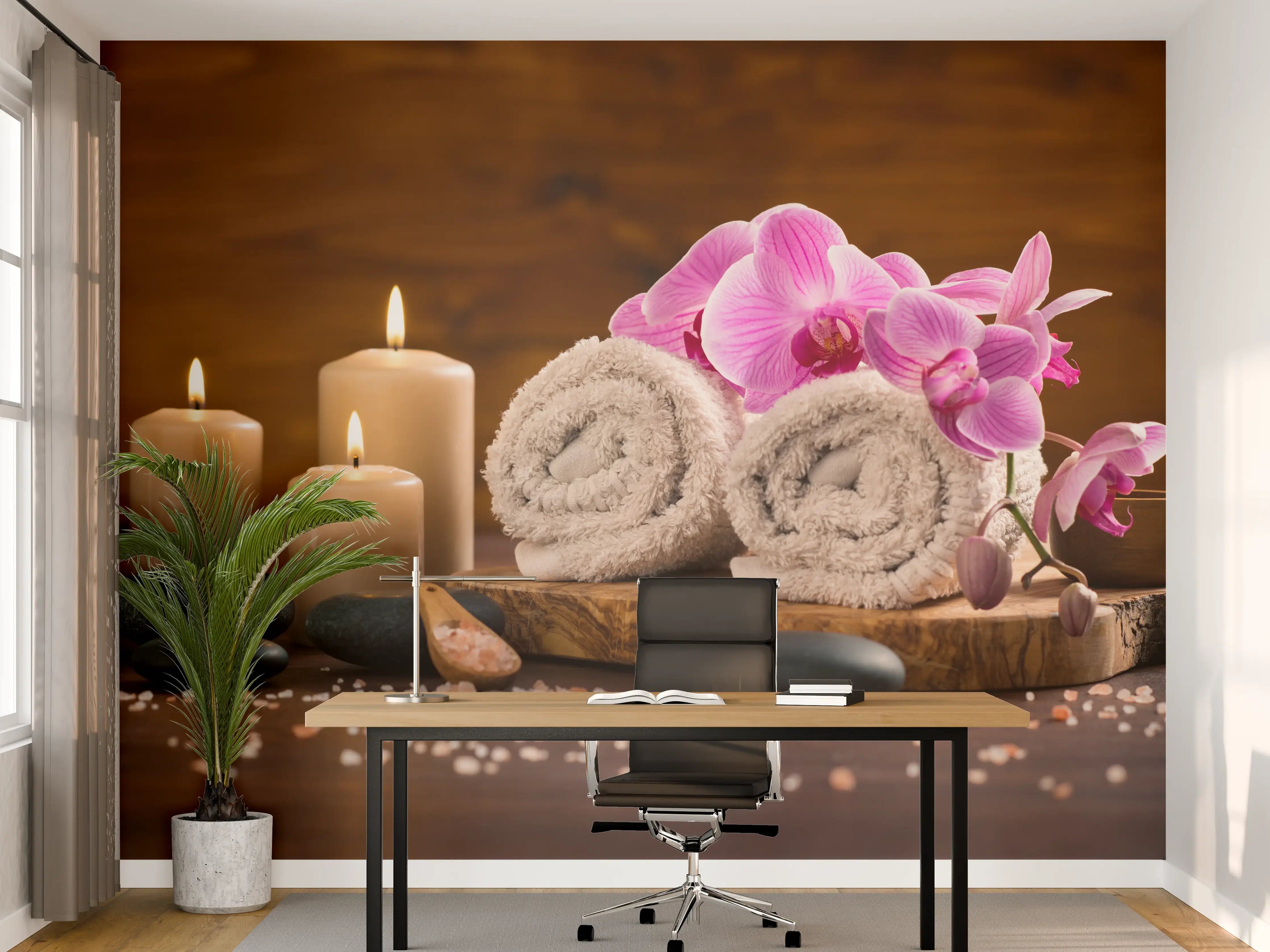 Büro Wandgestaltung - Ruhiger Spa- und Wellnessbereich