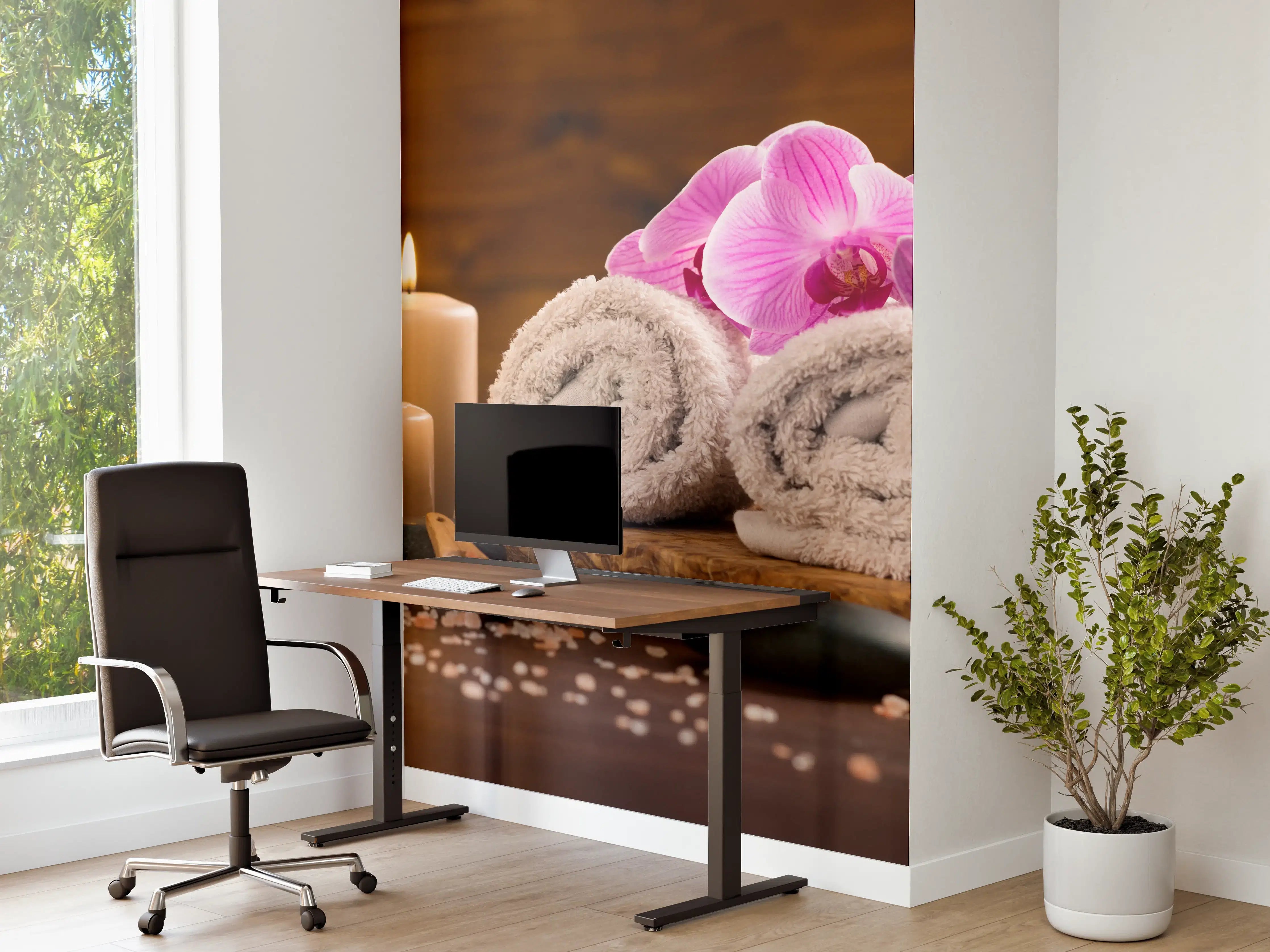Büro Wandgestaltung - Ruhiger Spa- und Wellnessbereich