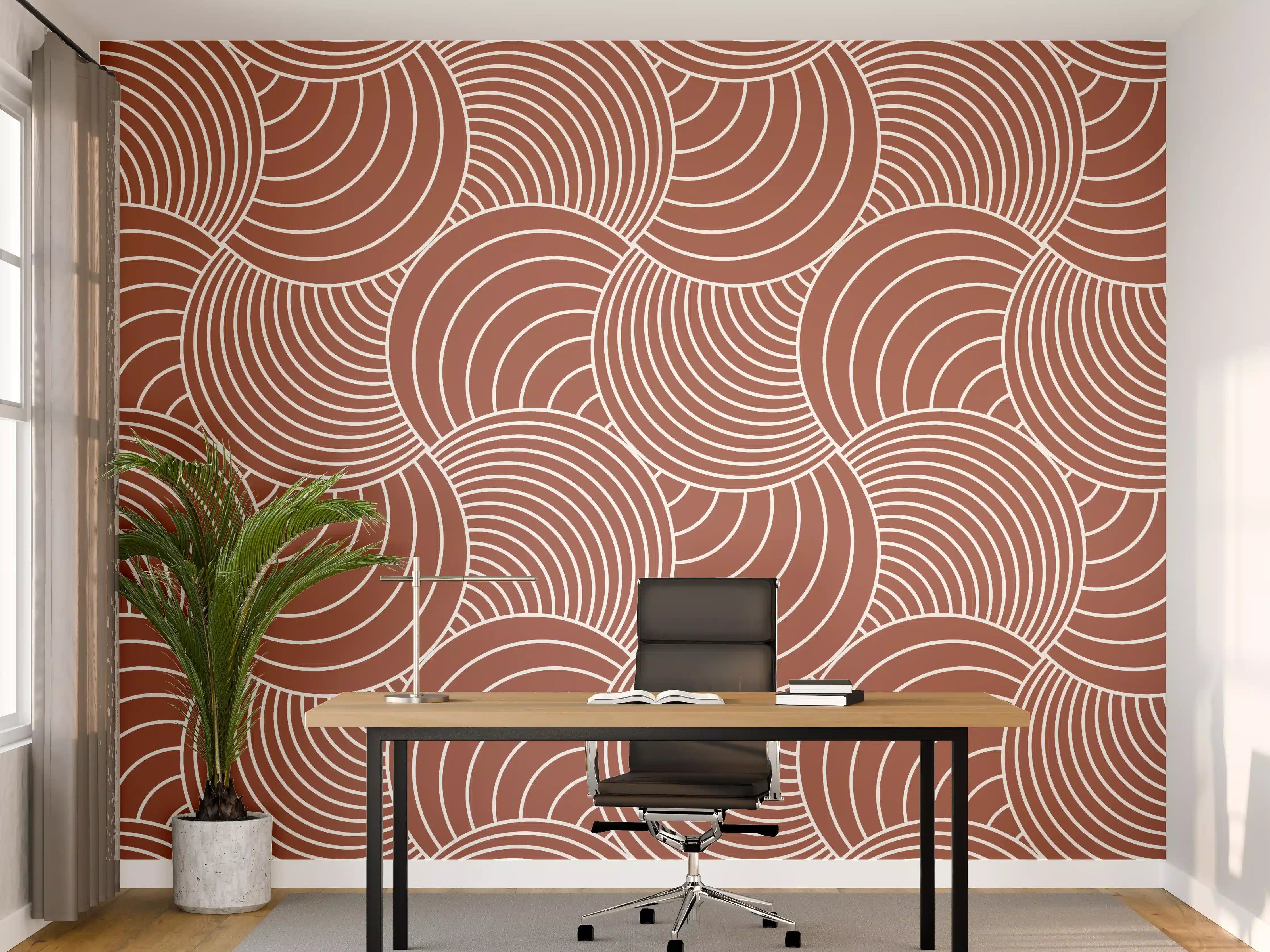Büro Wandgestaltung - Rustikale Metall-Textur für deine Raumgestaltung