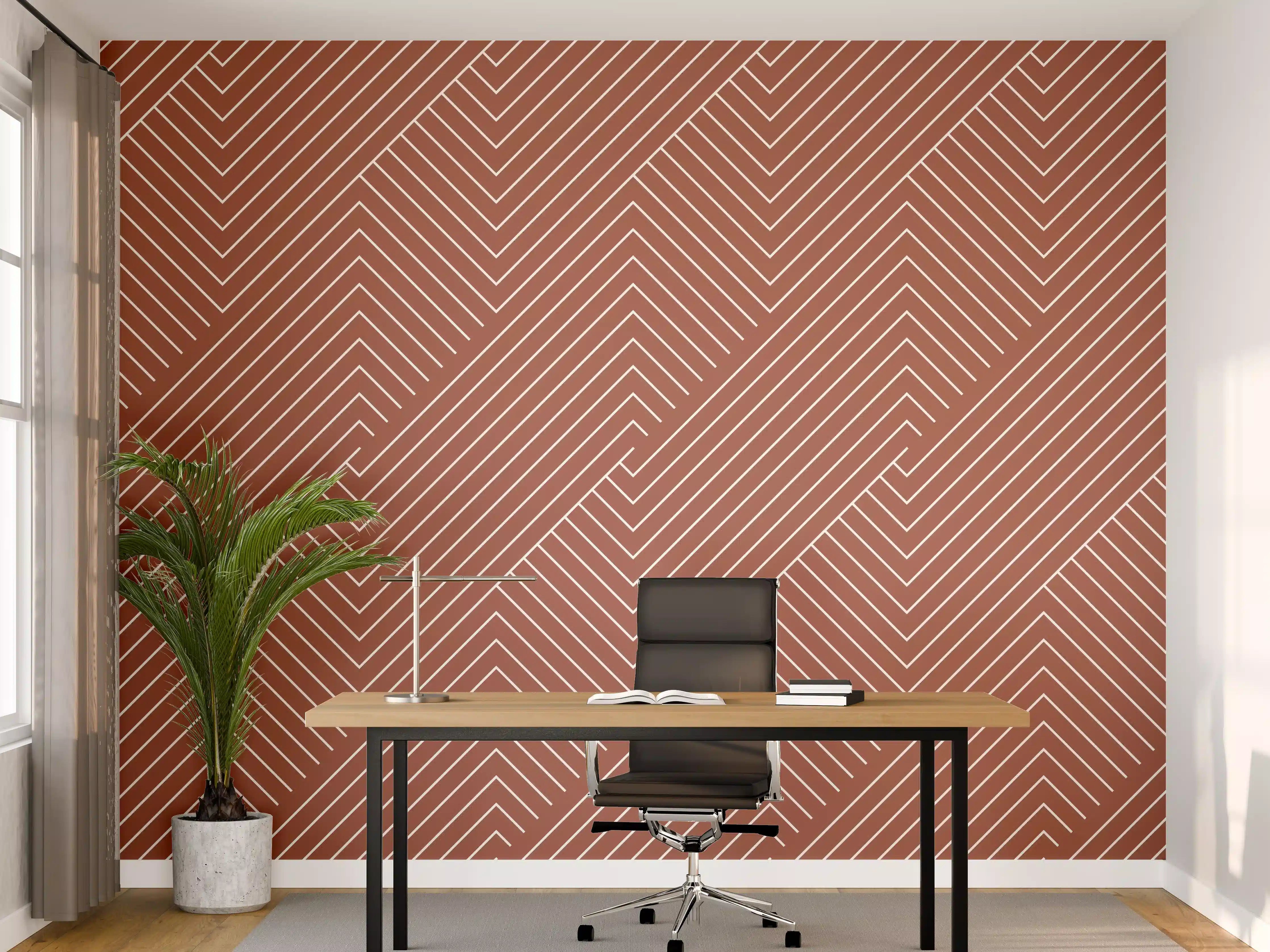 Büro Wandgestaltung - Rustikale Metallwand mit Rostoptik