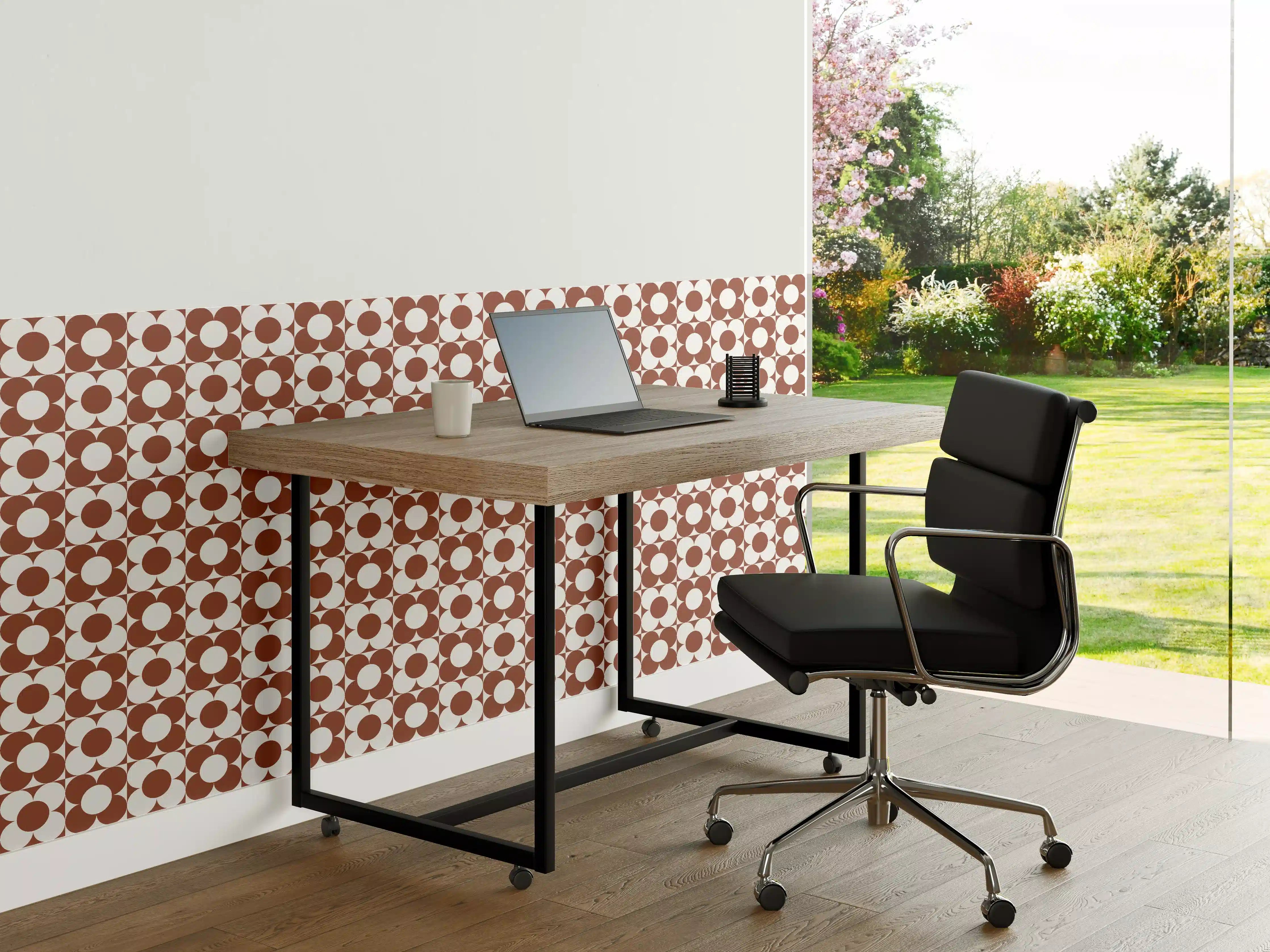 Büro Wandgestaltung - Rustikale Terrazzobeschichtung