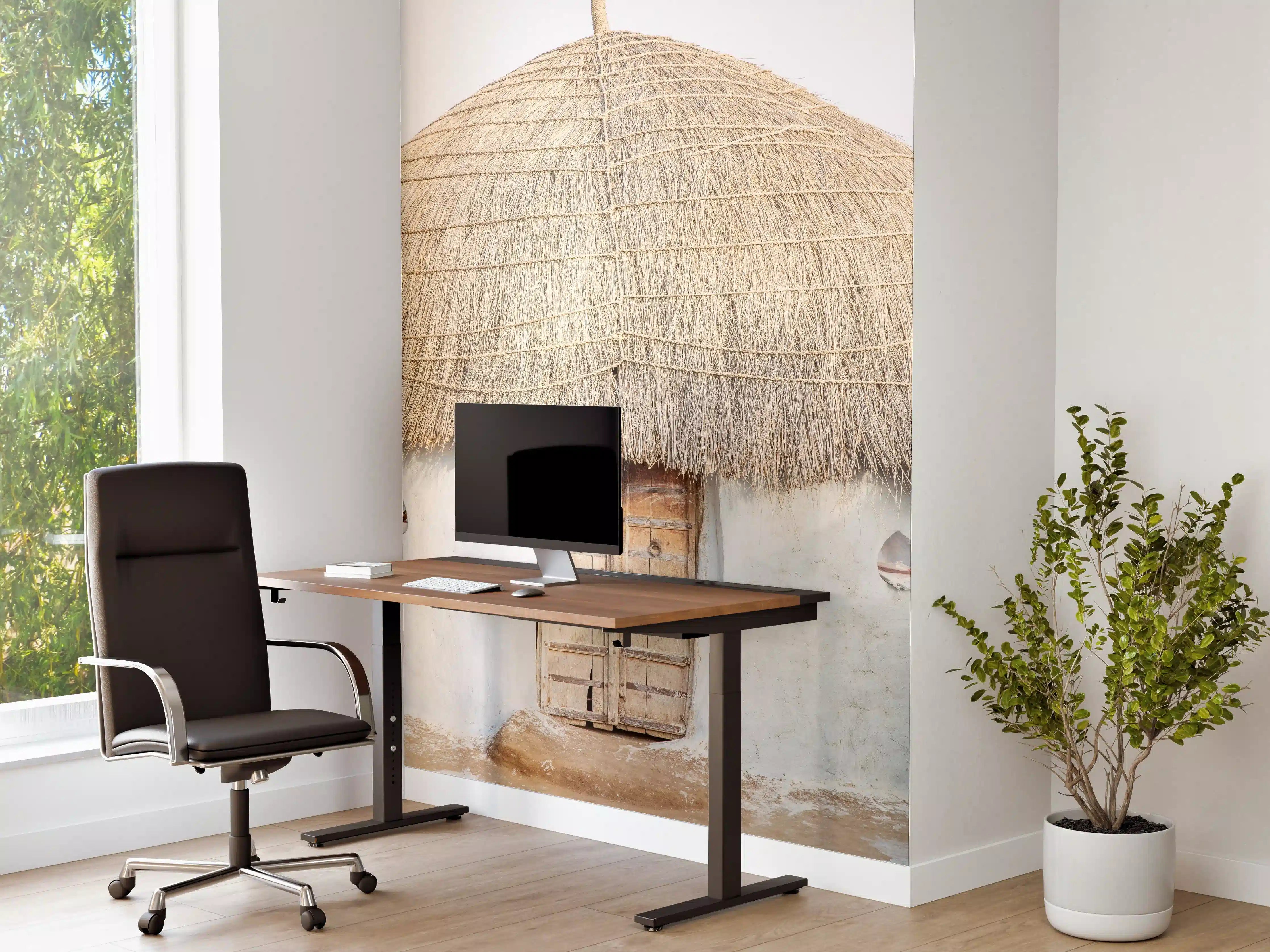 Büro Wandgestaltung - Rustikale Wüstenhütte
