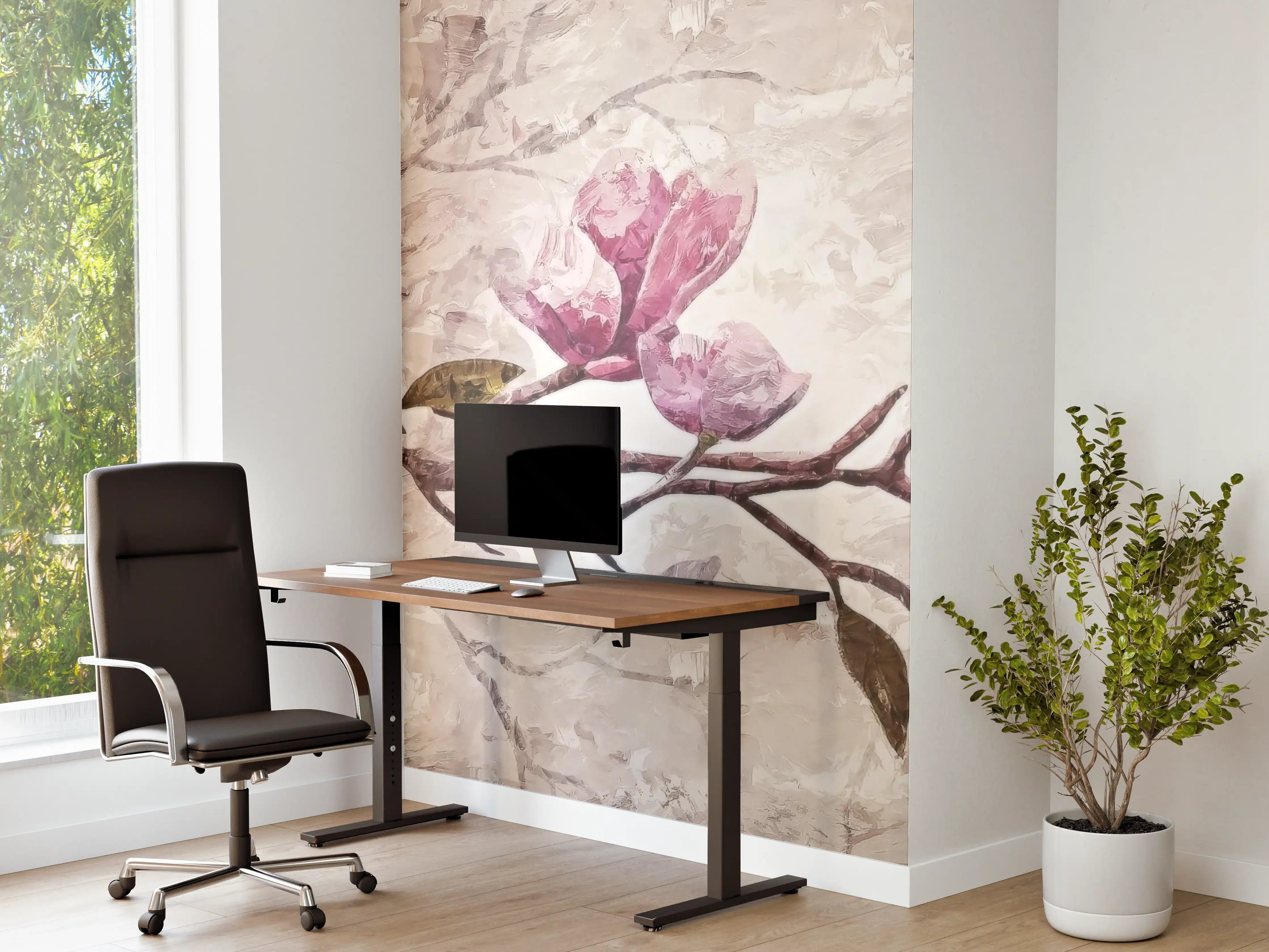 Büro Wandgestaltung - Sakura Baum - Gemälde