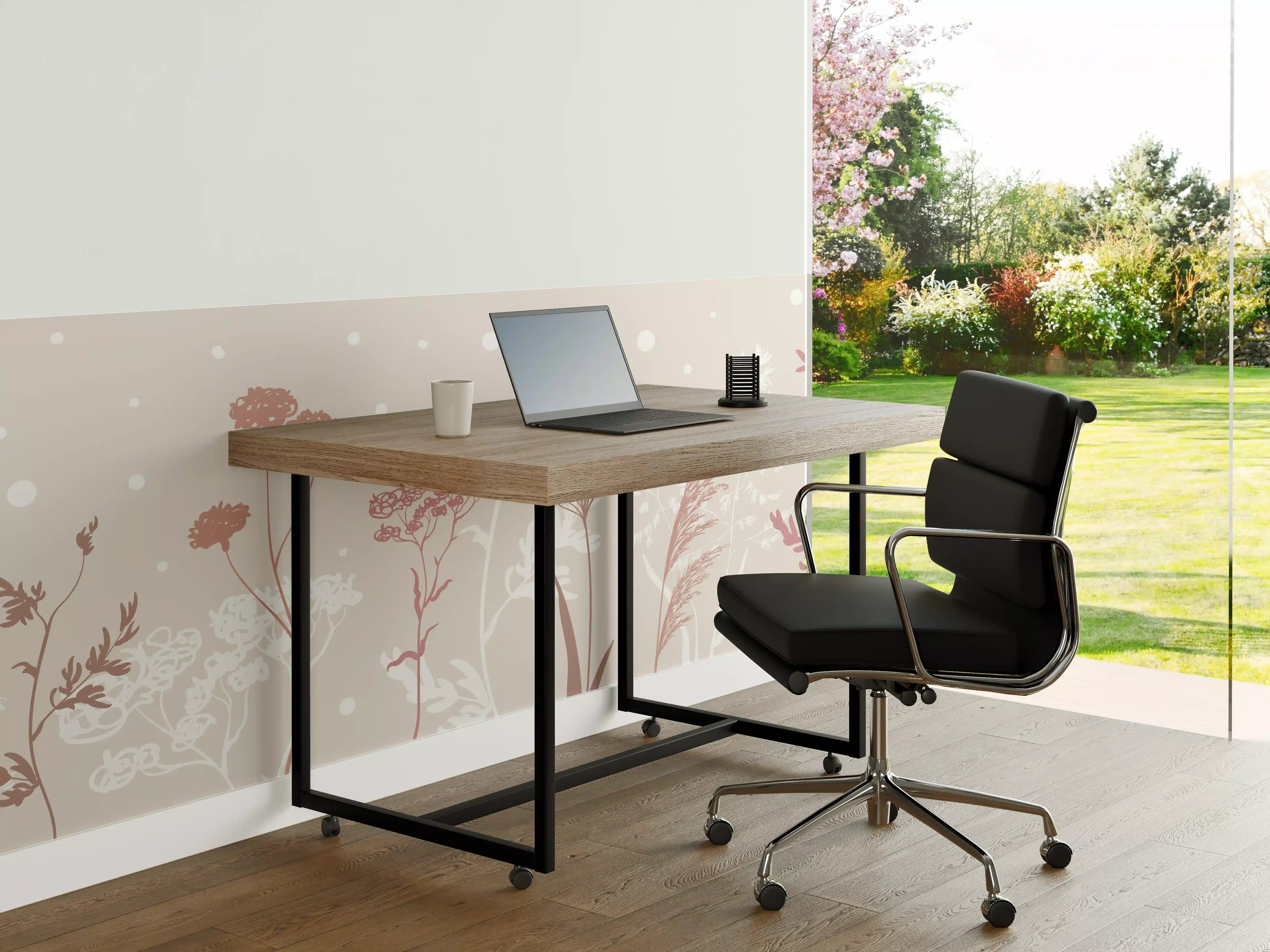 Büro Wandgestaltung - Sanfte Pastell-Blumen-Illustration