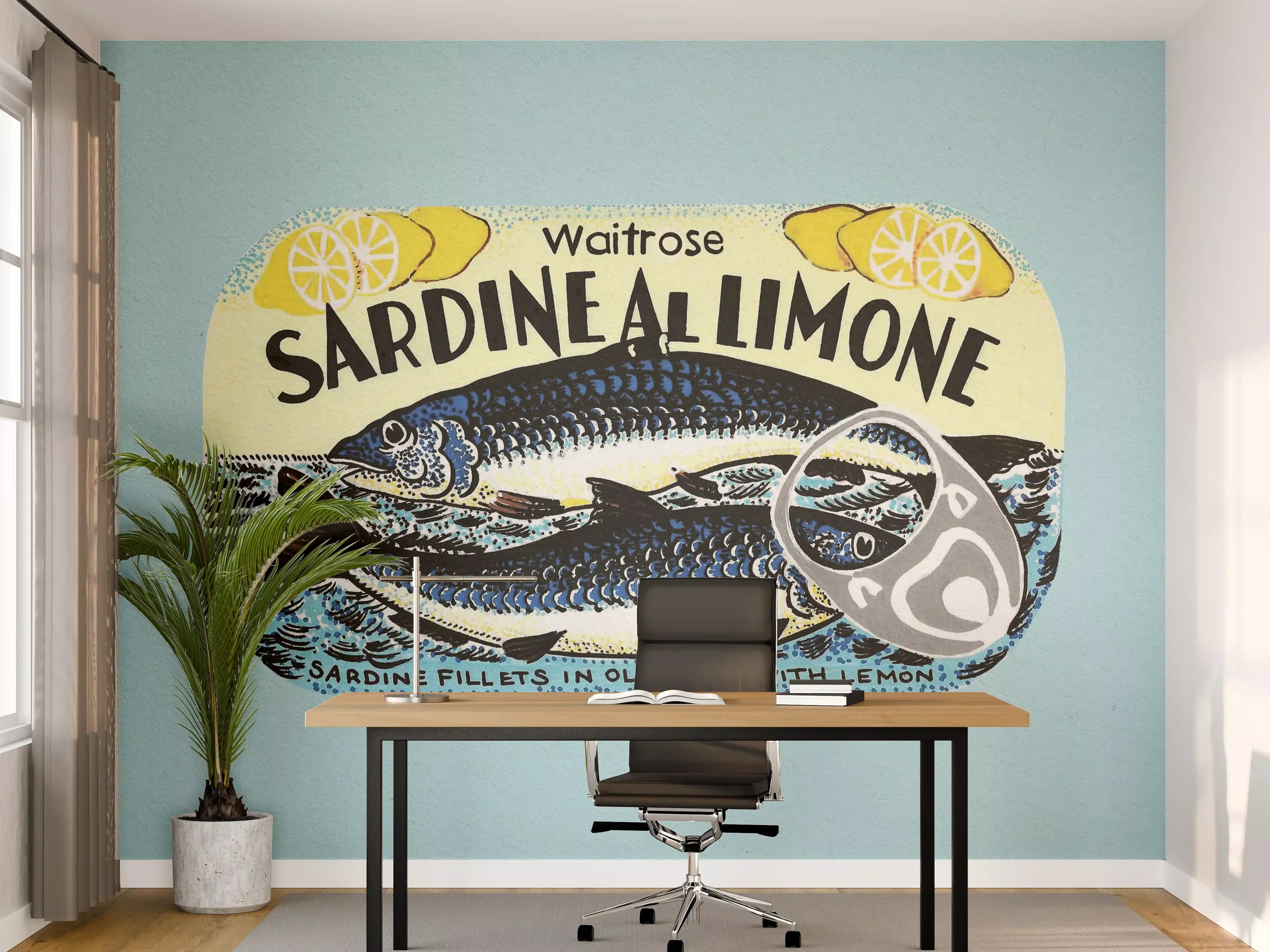 Büro Wandgestaltung - Sardine Al Limone