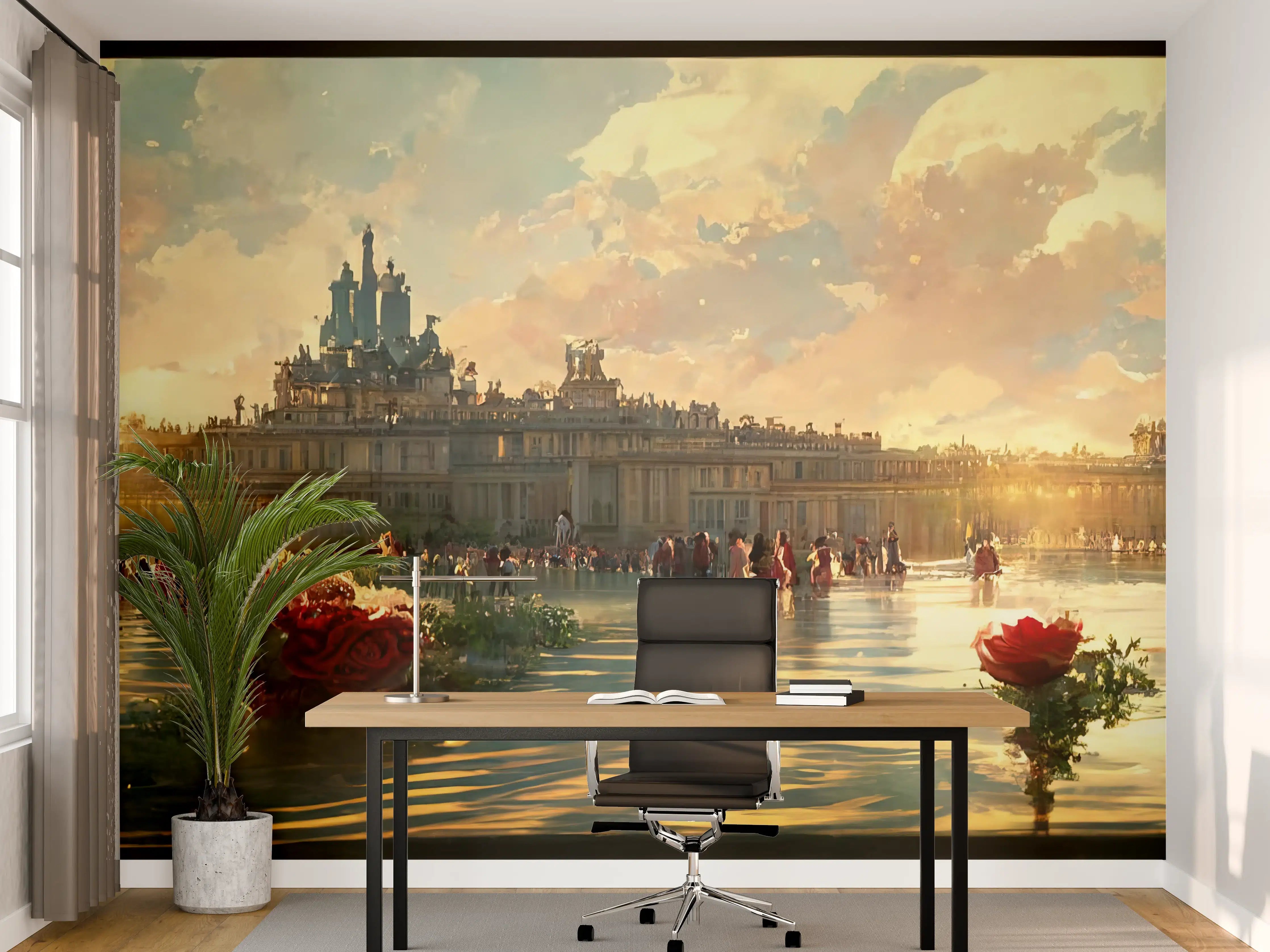Büro Wandgestaltung - Schloss - Moderne Farben
