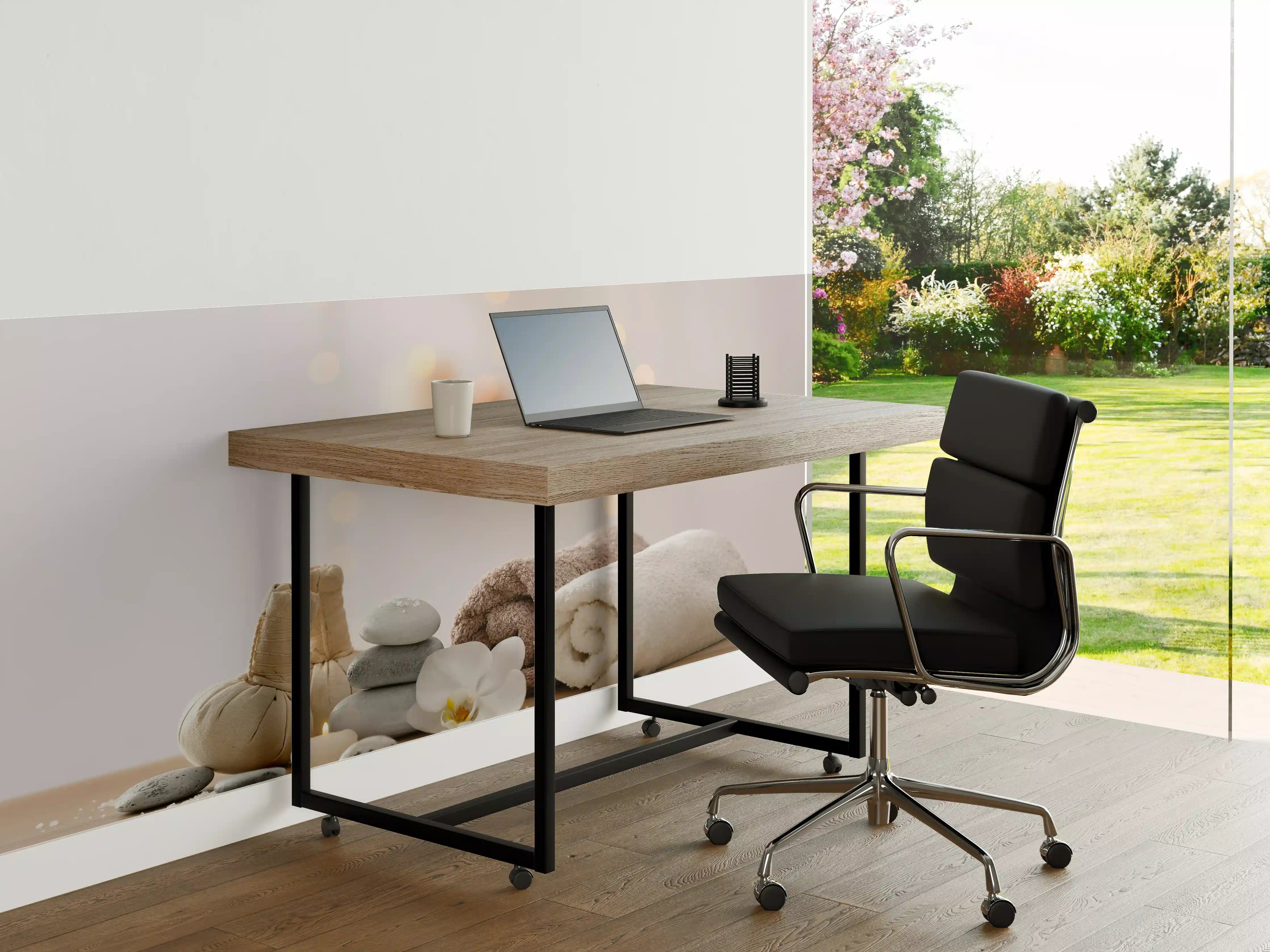 Büro Wandgestaltung - Schöne Spa-Komposition auf Tisch