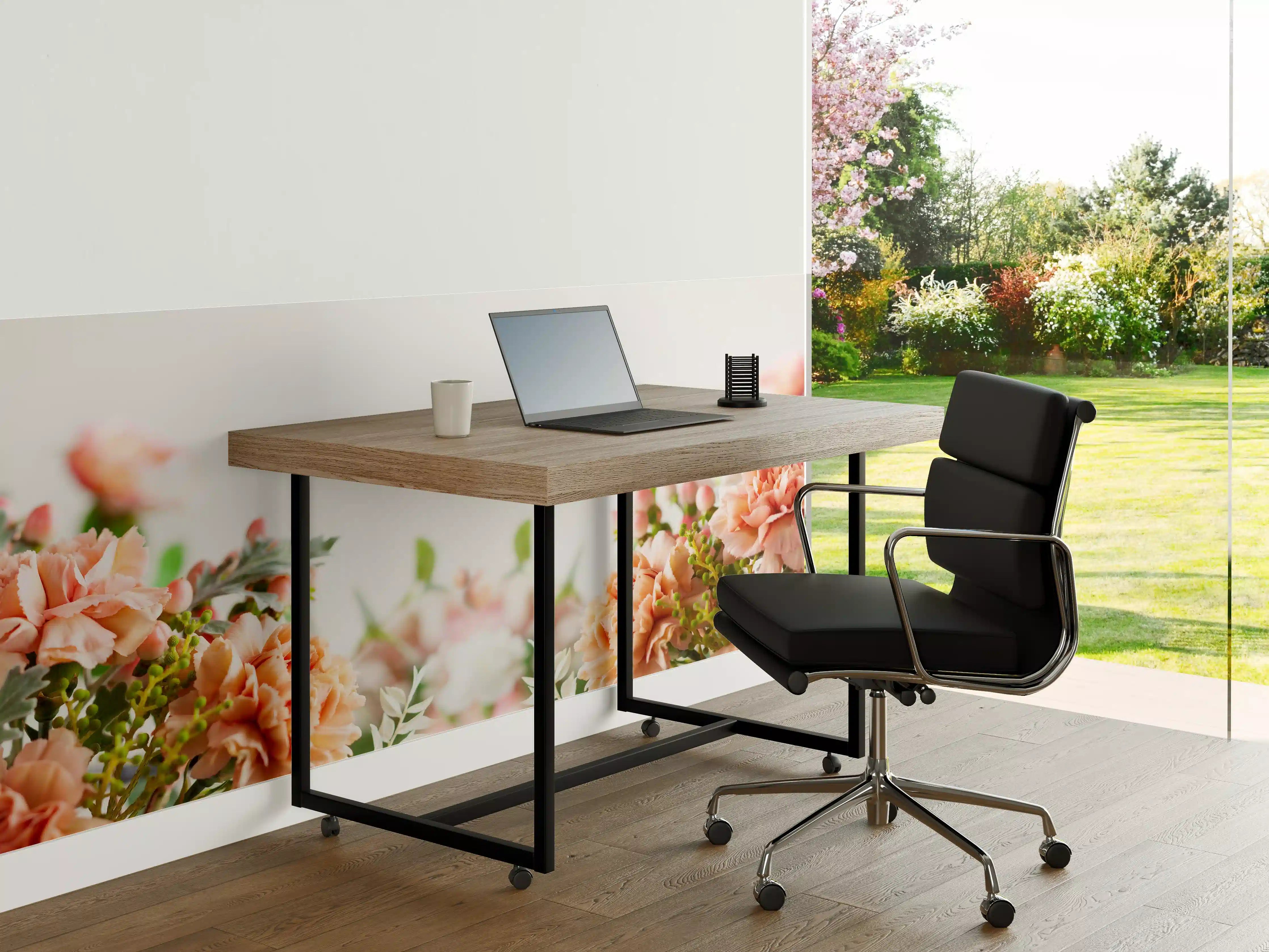 Büro Wandgestaltung - Schöne herbstliche Blumen-Komposition