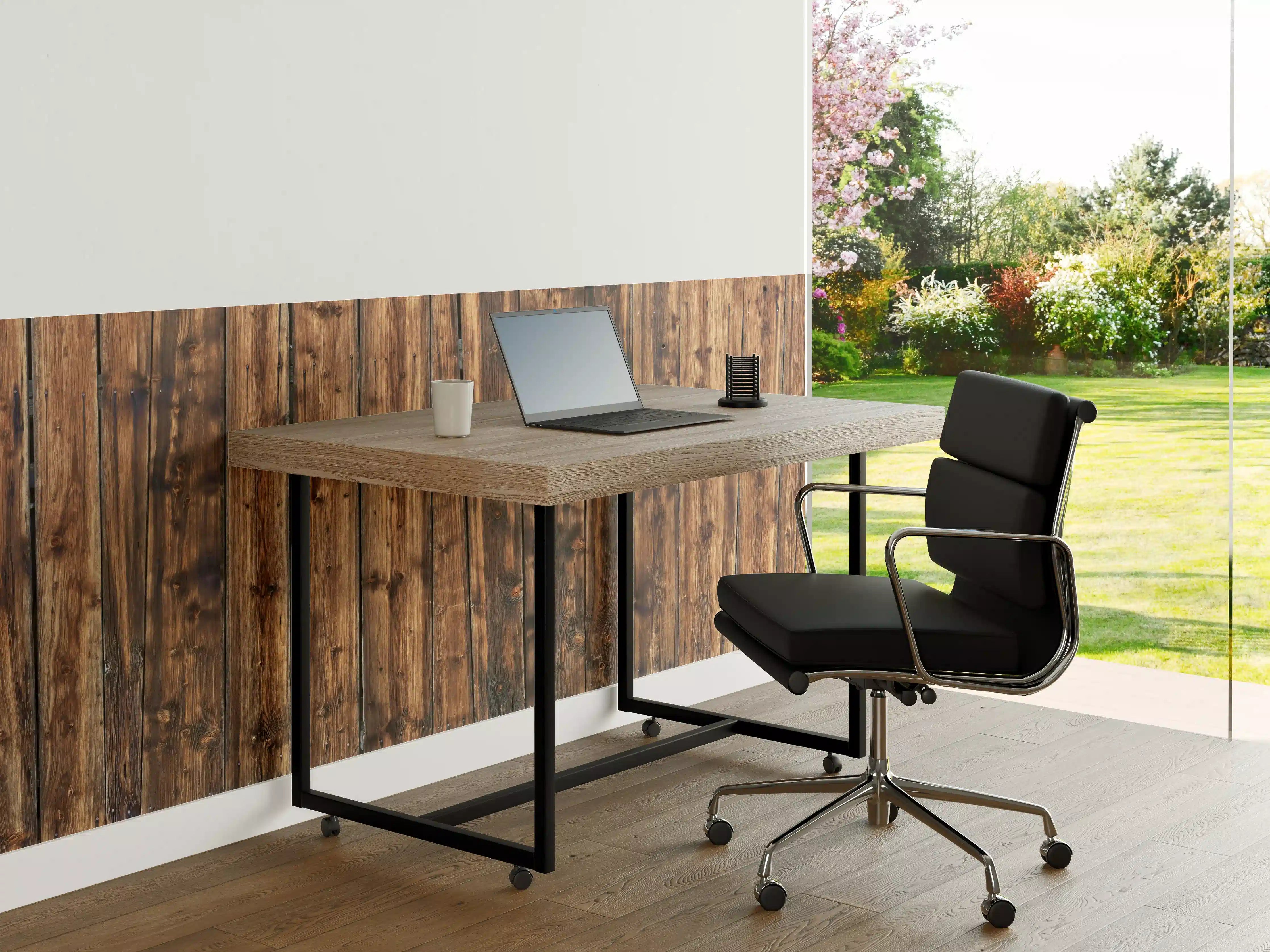 Büro Wandgestaltung - Schöne verwitterte Hüttenwand