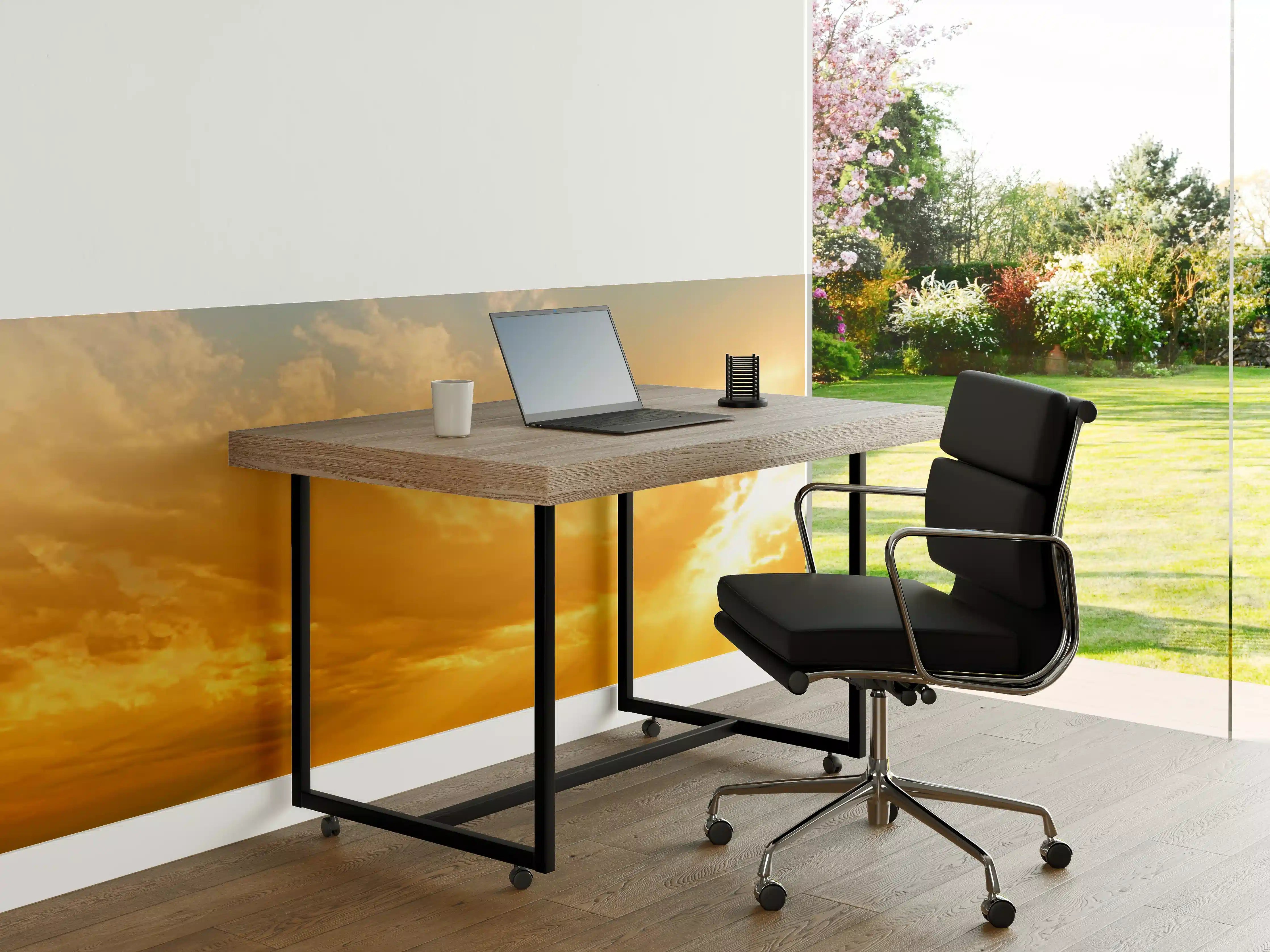 Büro Wandgestaltung - Schöner Blick auf Sonnenuntergang