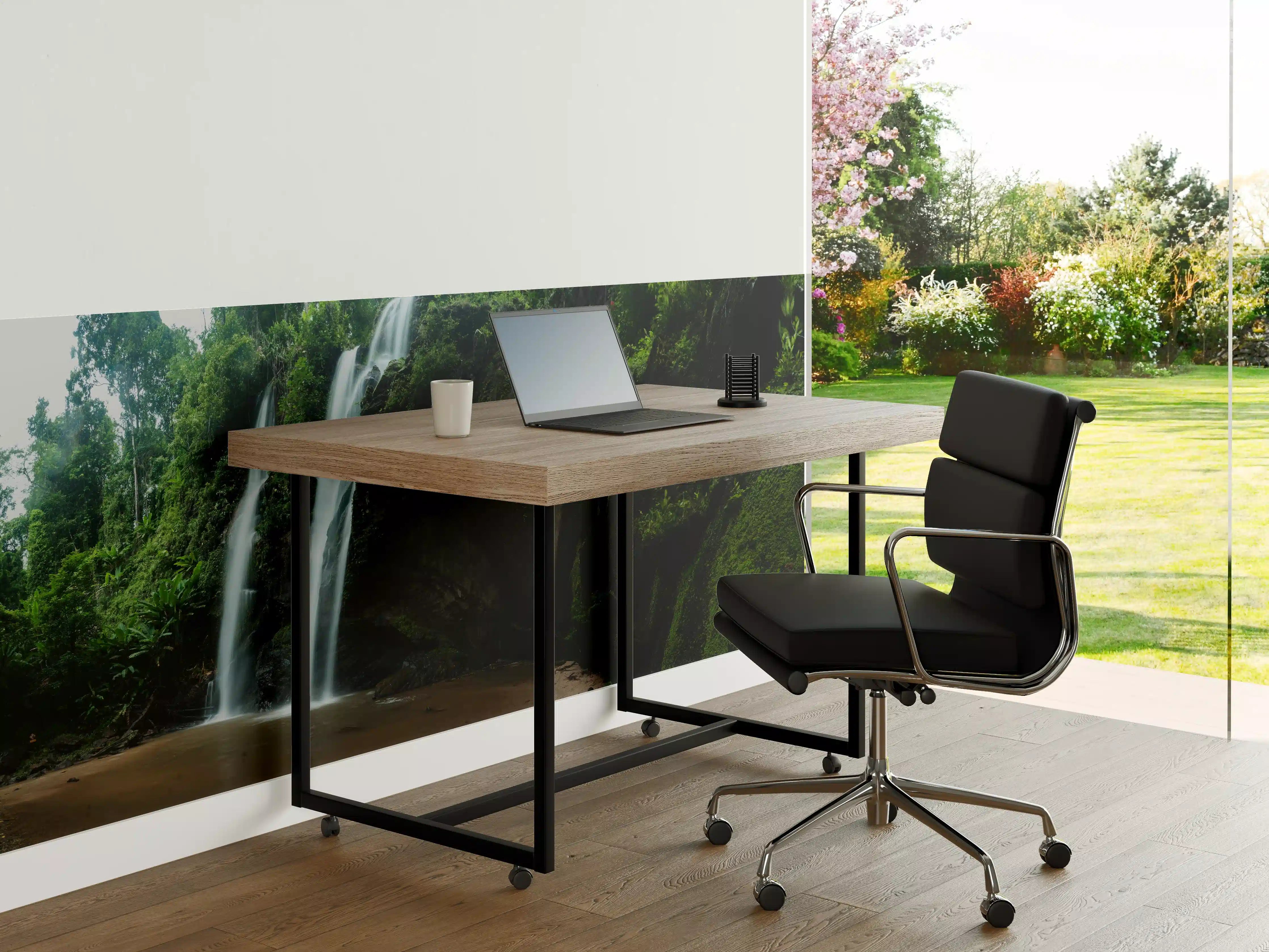 Büro Wandgestaltung - Schöner Wasserfall im Dschungel