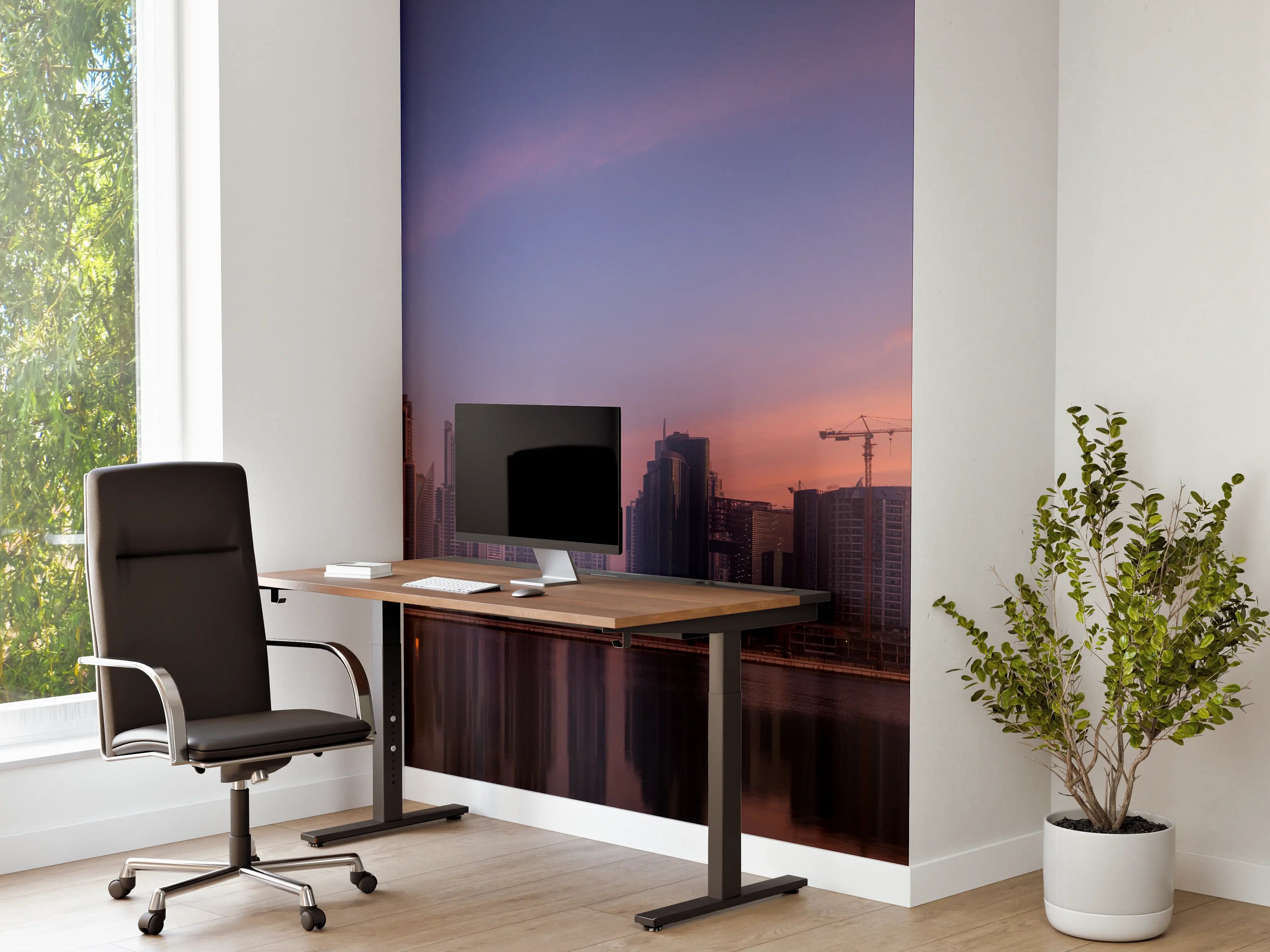 Büro Wandgestaltung - Schönes Stadtbild von Dubai