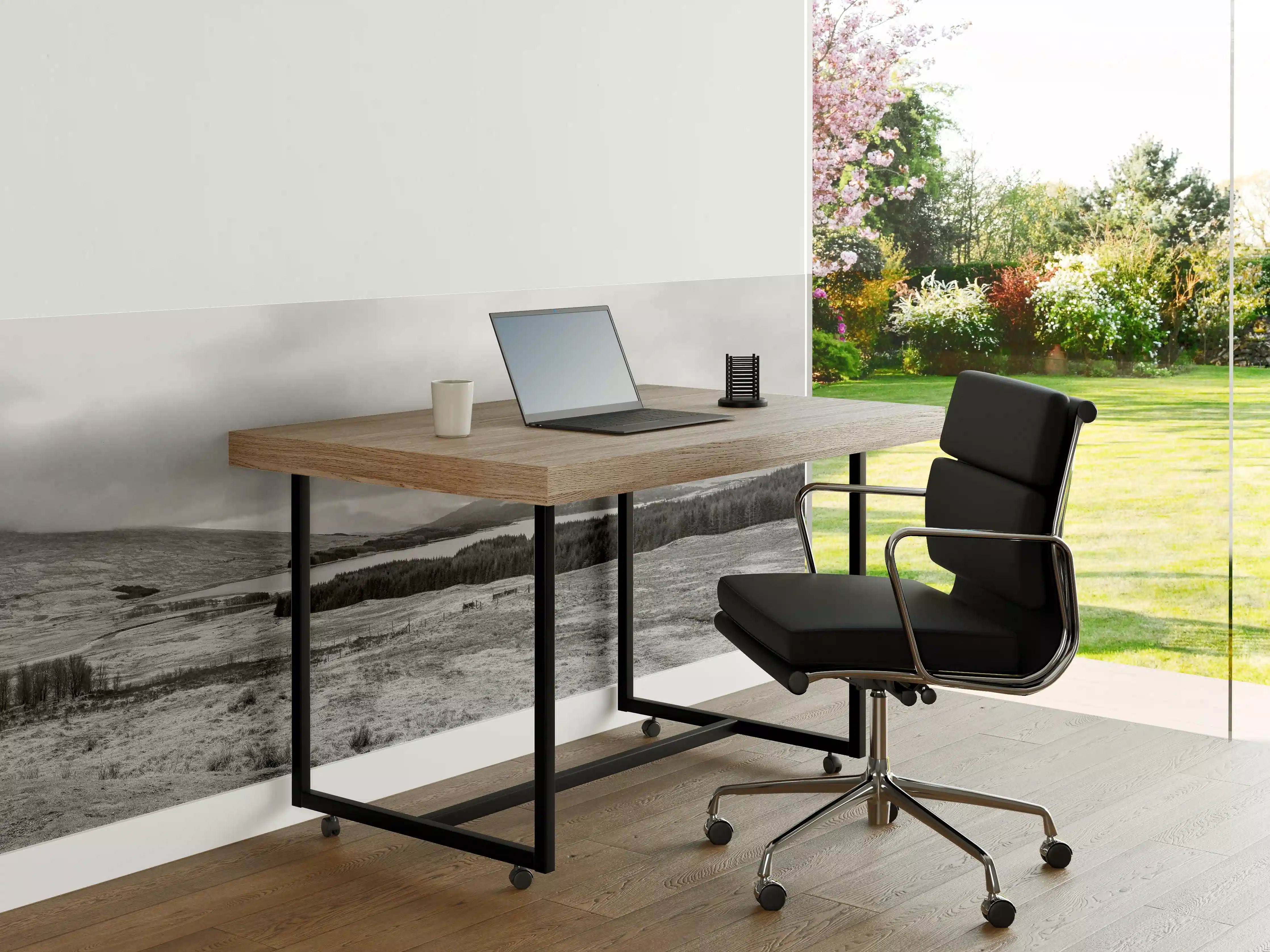 Büro Wandgestaltung - Schottische Highlands Panorama BW