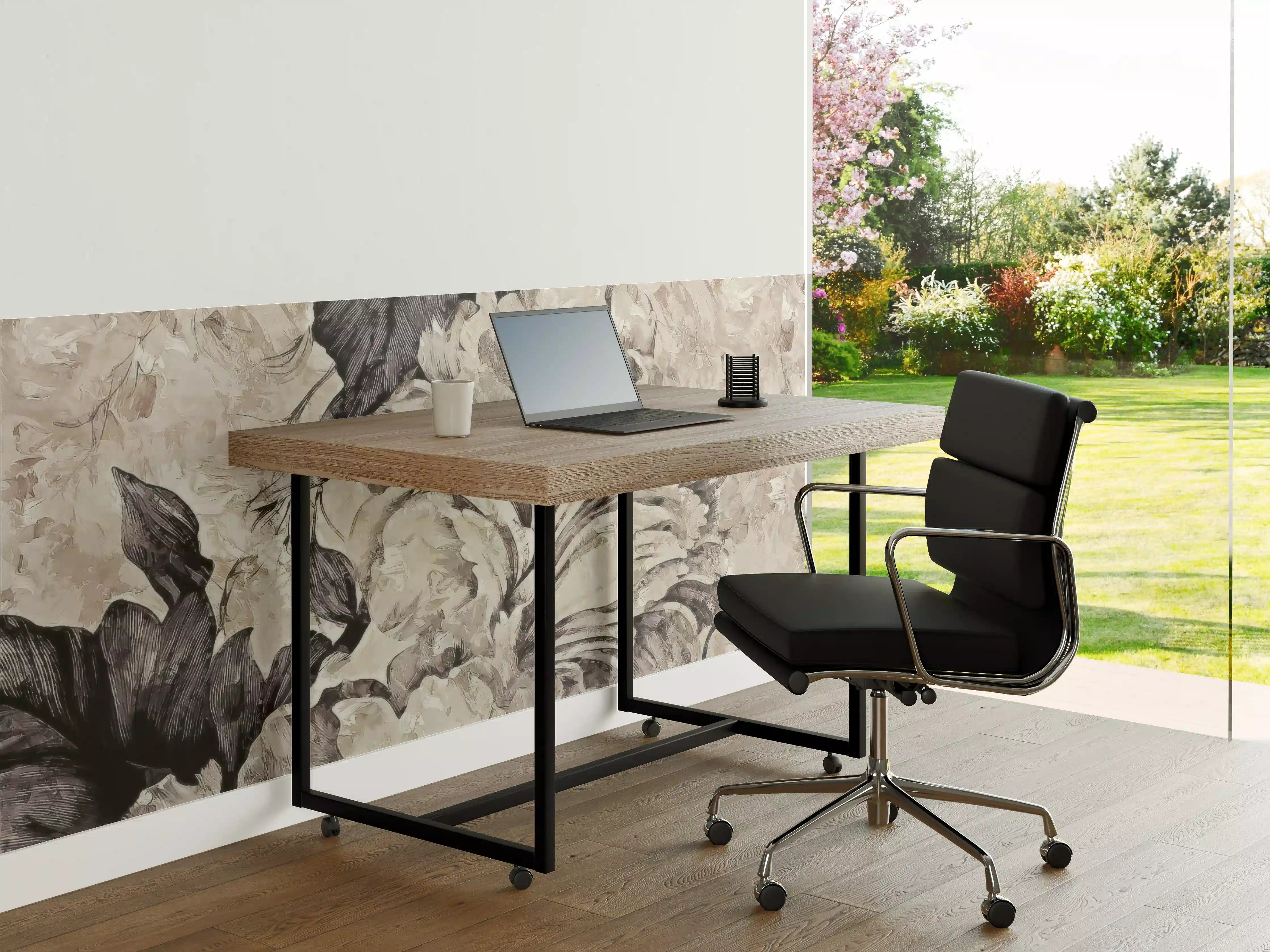 Büro Wandgestaltung - Schwarz - weißes Pflanzen Gemälde 3