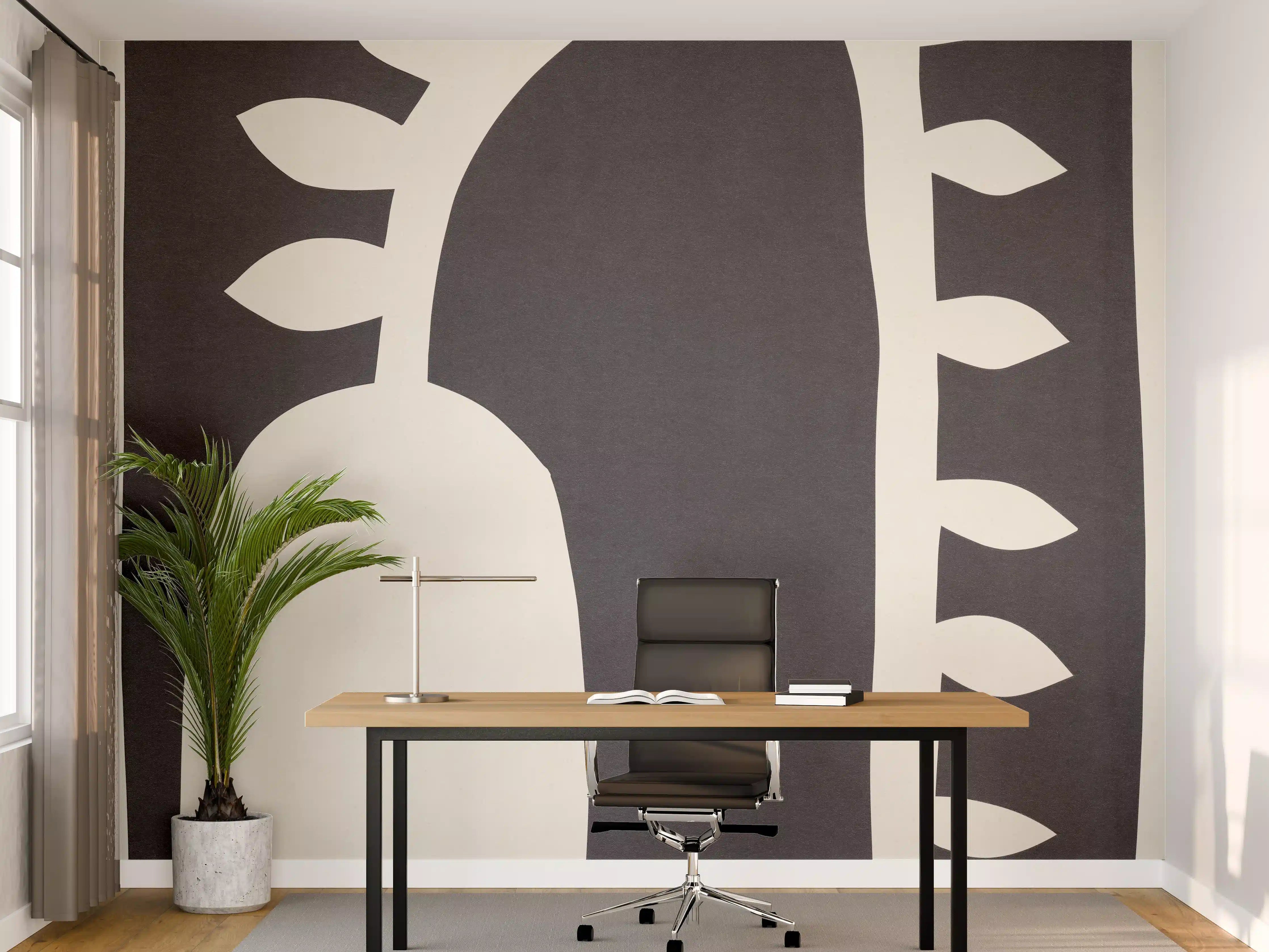 Büro Wandgestaltung - Schwarze Tulpe - Gemälde