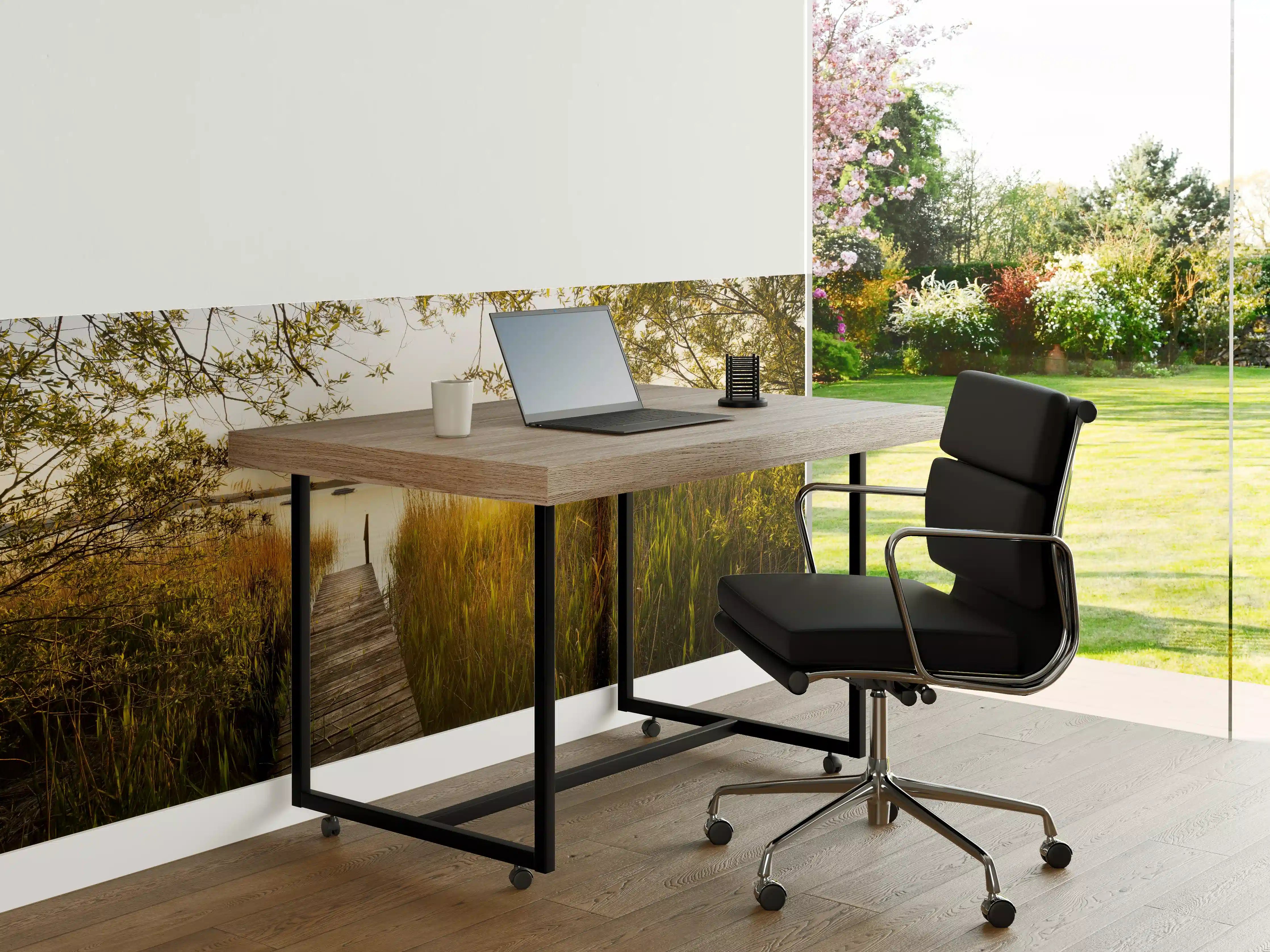 Büro Wandgestaltung - See in Bayern bei Sonnenuntergang