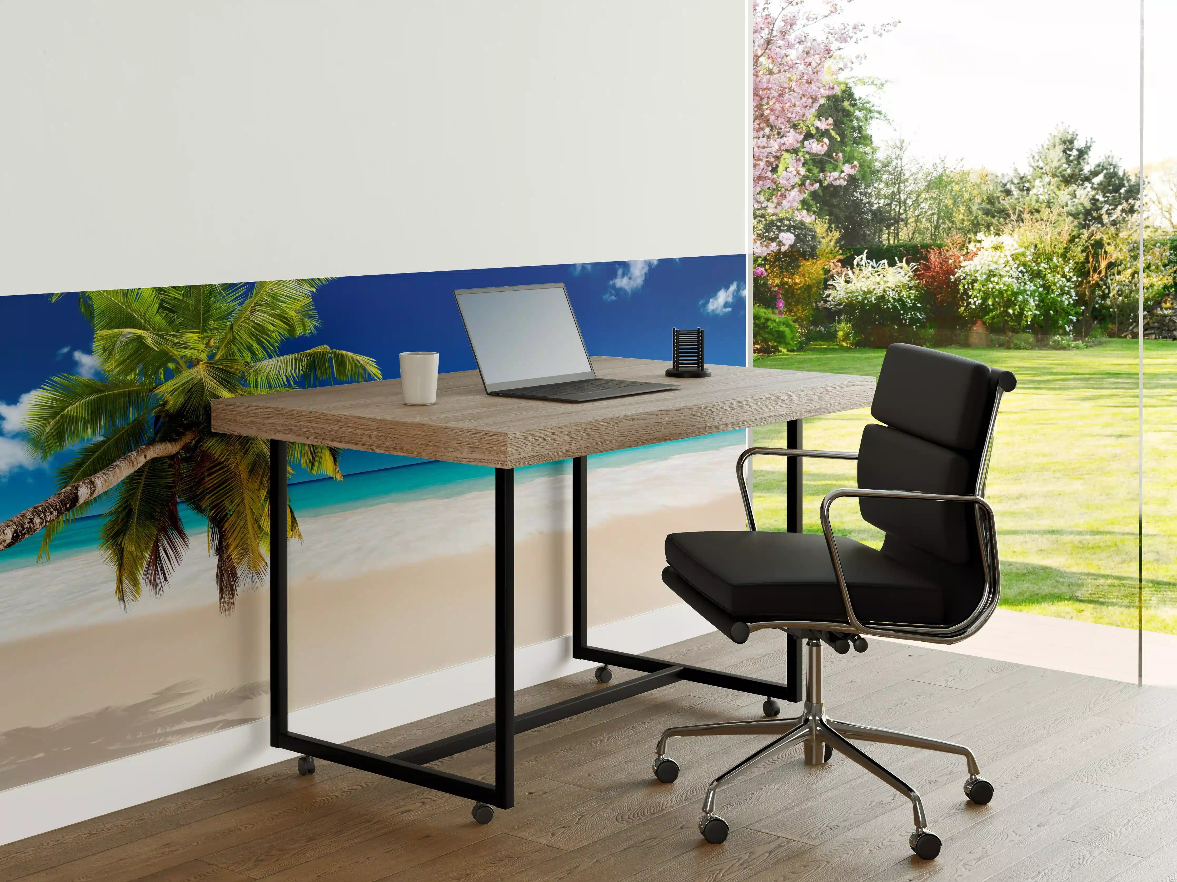 Büro Wandgestaltung - Seychellen Strand