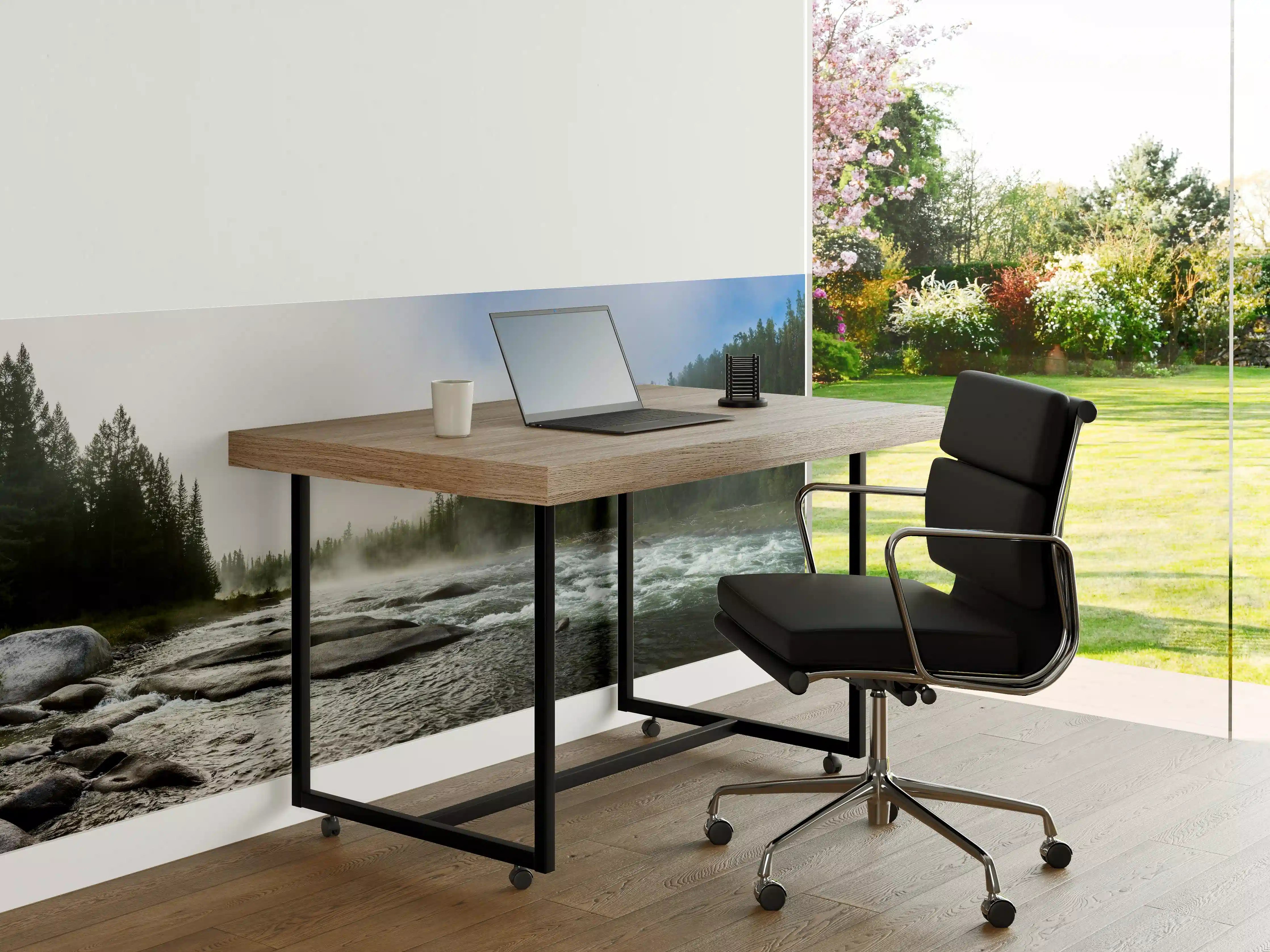 Büro Wandgestaltung - Sibirischer Fluss Balyiktyig