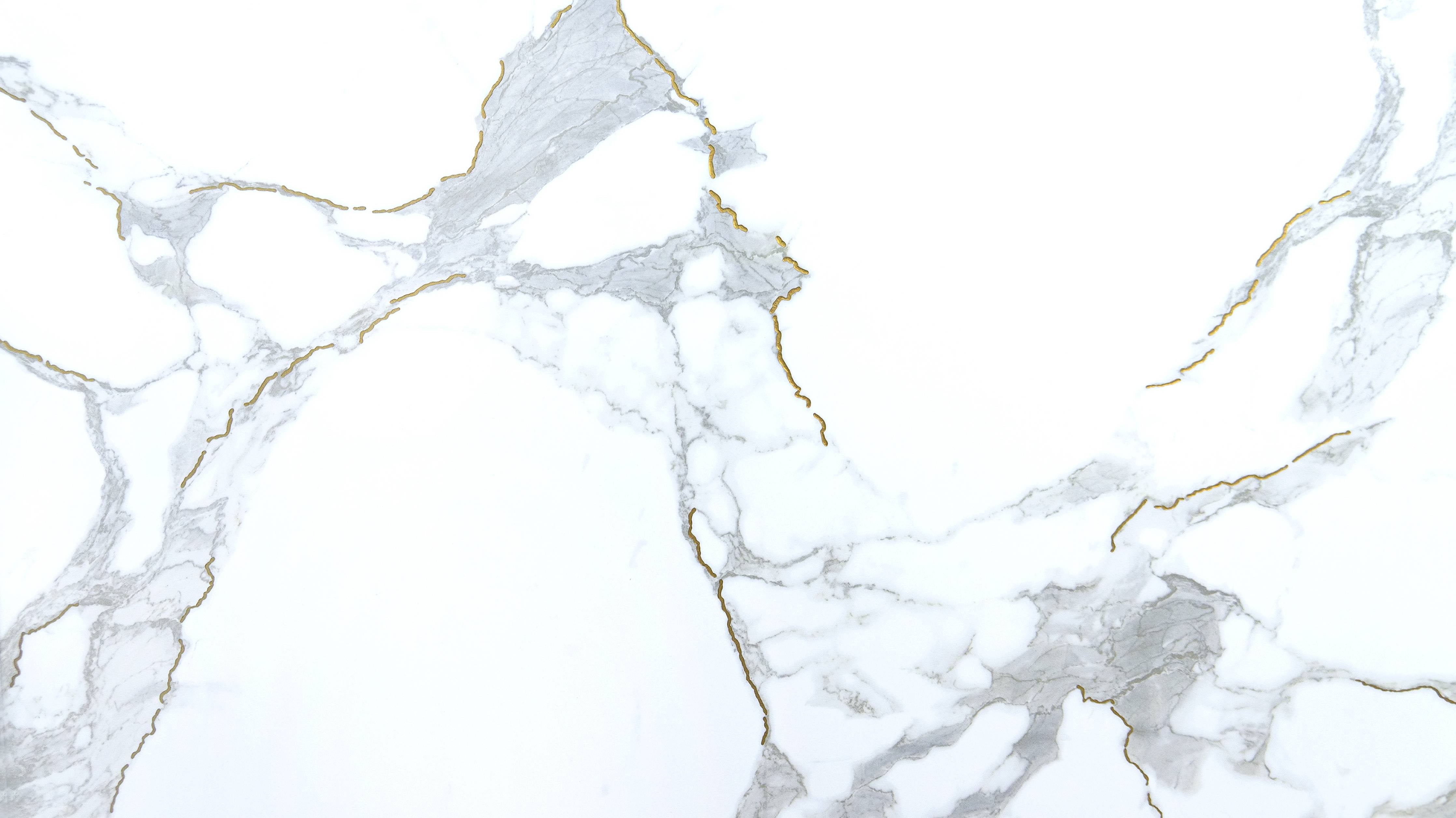 Büro Wandgestaltung-Silber-Grau Marmor mit Goldakzenten