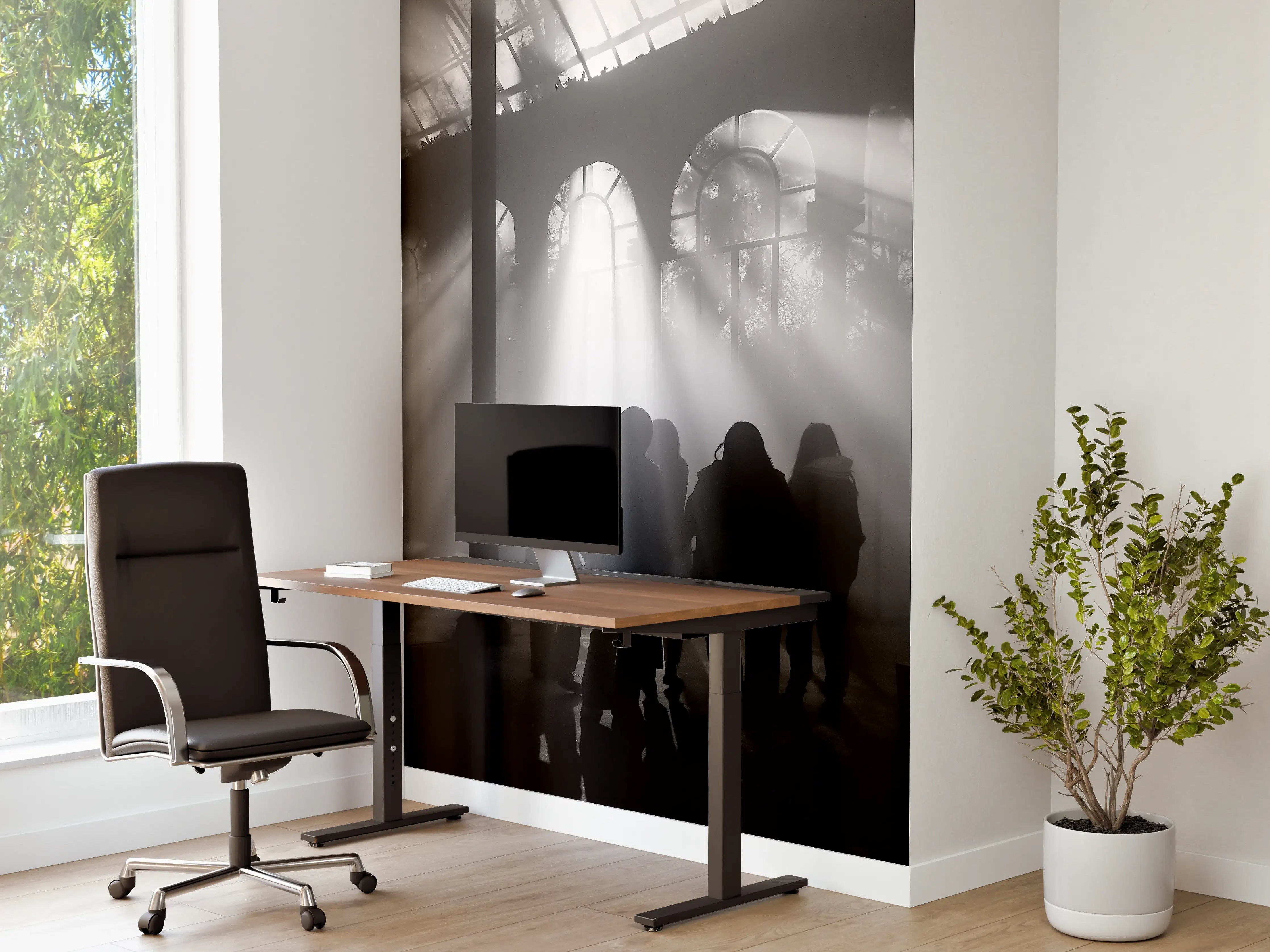 Büro Wandgestaltung - Silhouetten von Menschen