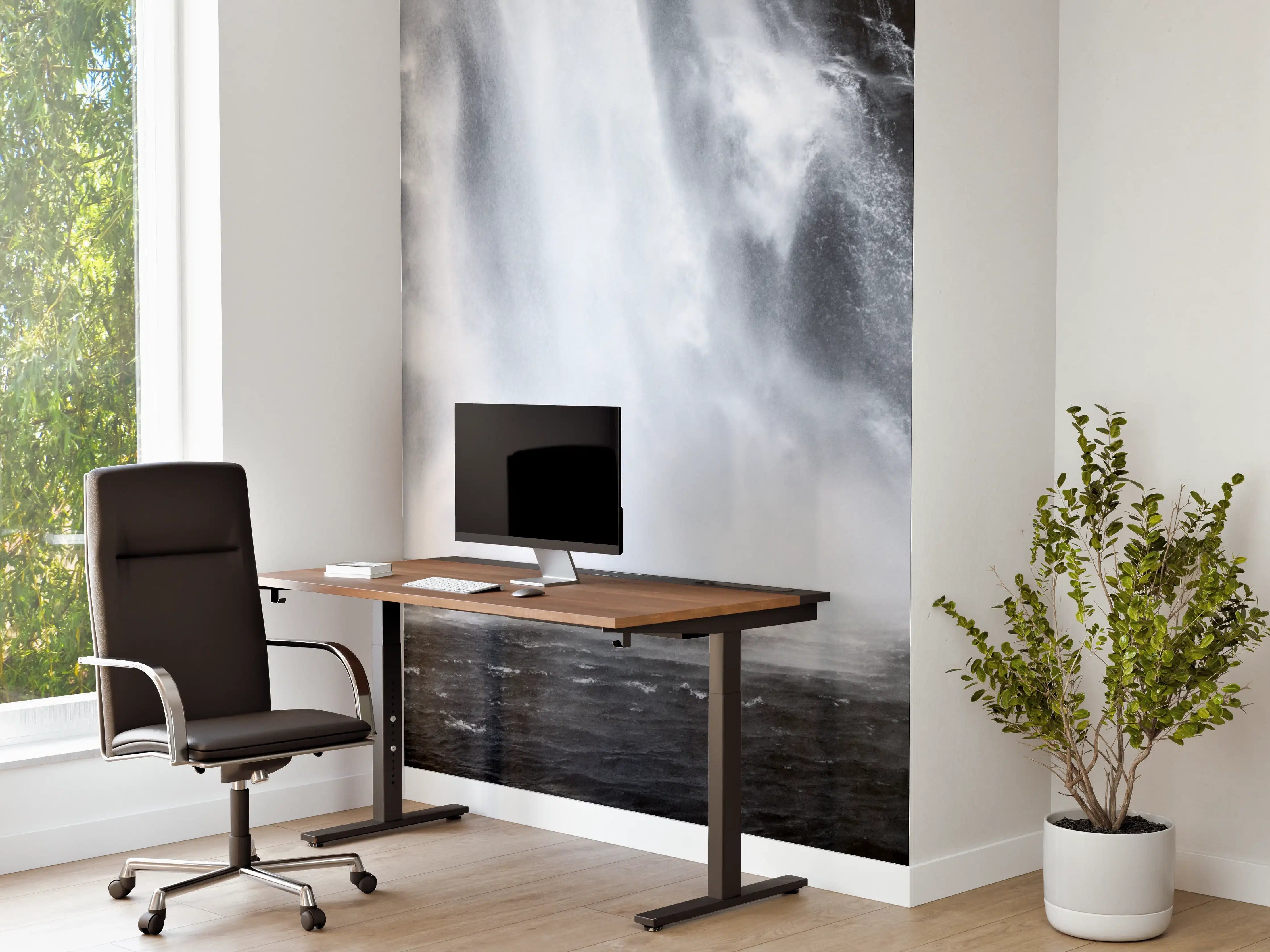 Büro Wandgestaltung - Skjervefossen Wasserfall