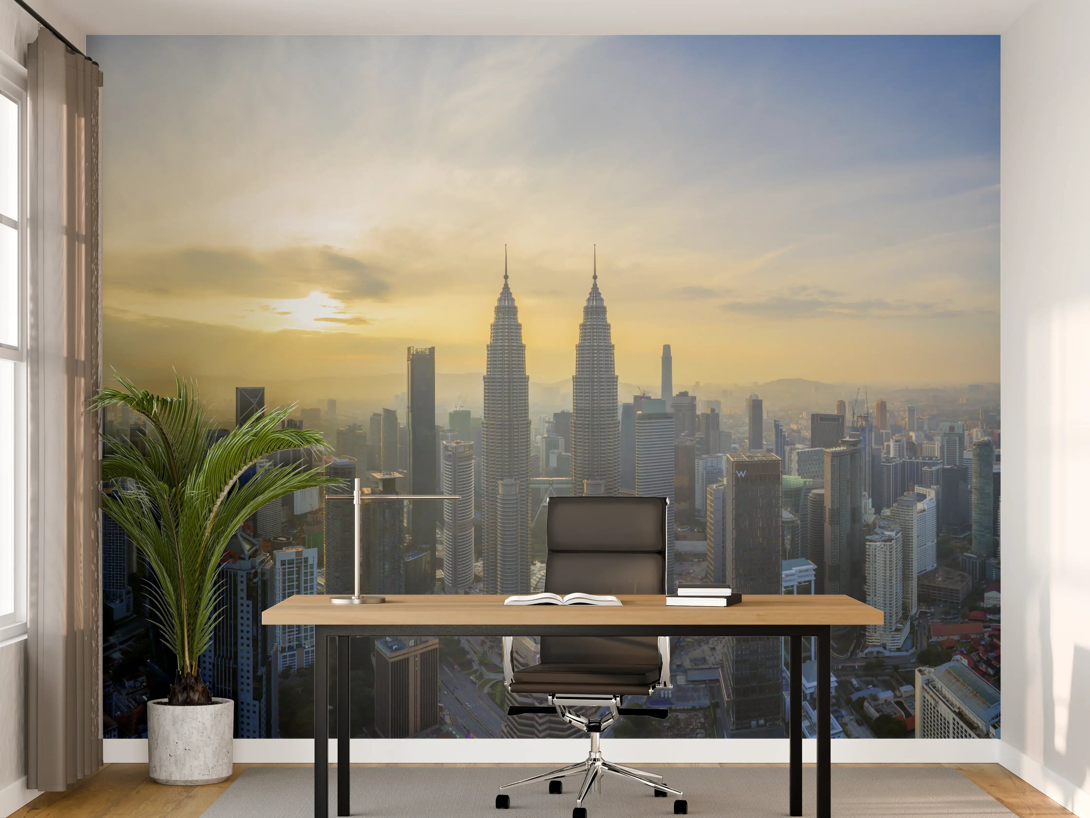 Büro Wandgestaltung - Skyline Kuala Lumpur City