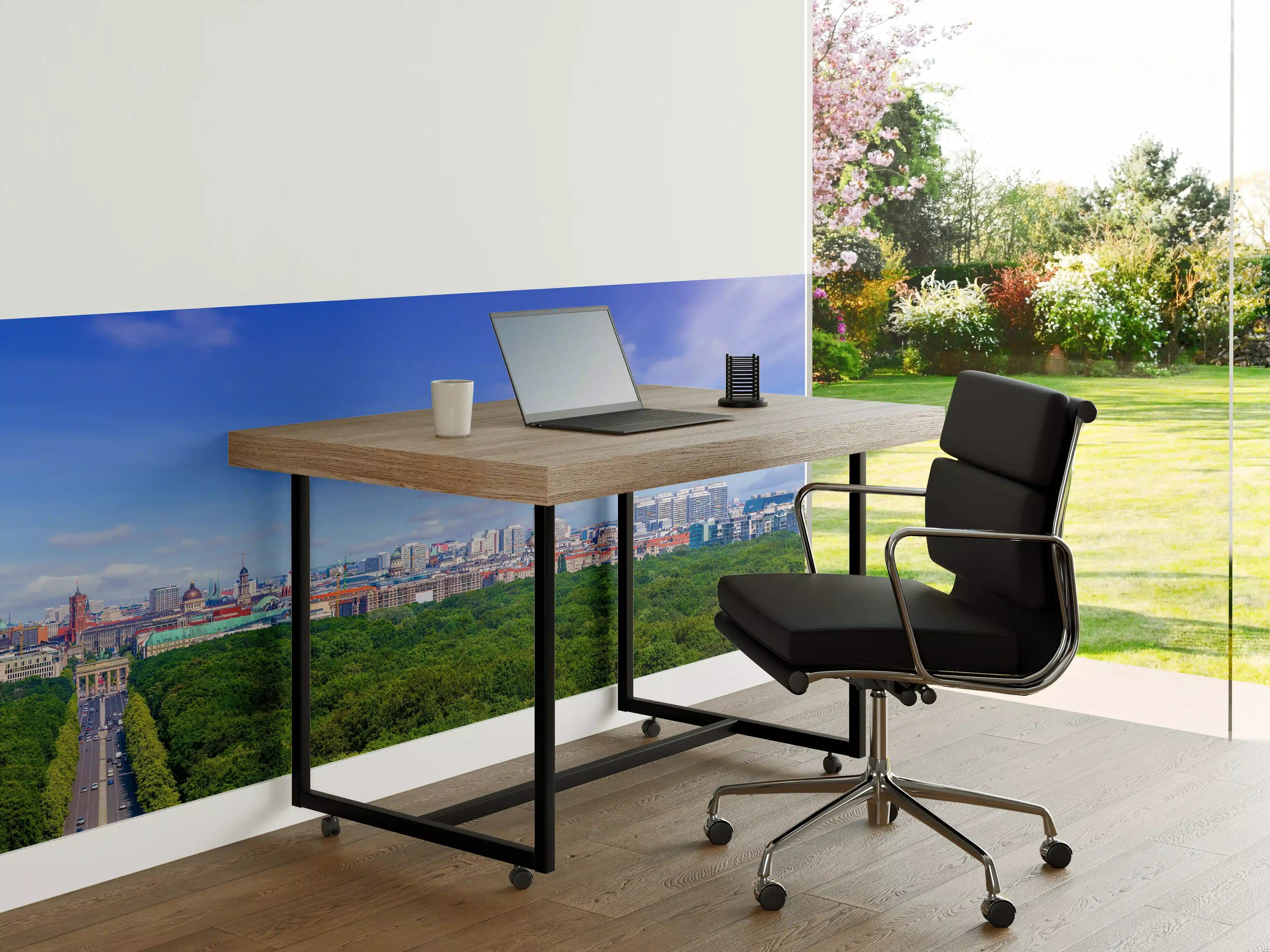 Büro Wandgestaltung - Skyline von Berlin