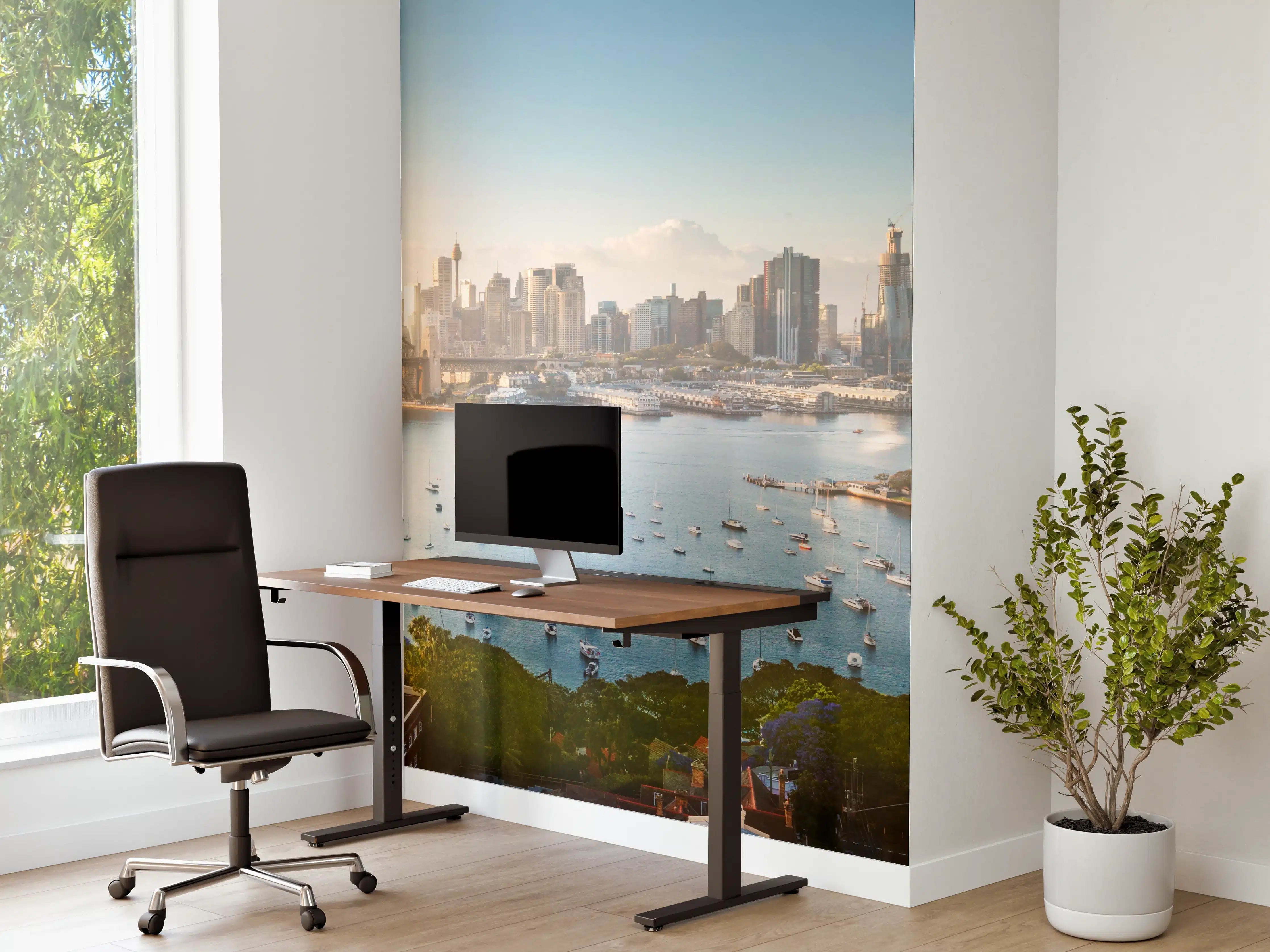 Büro Wandgestaltung - Skyline von Sydney bei Sonnenaufgang