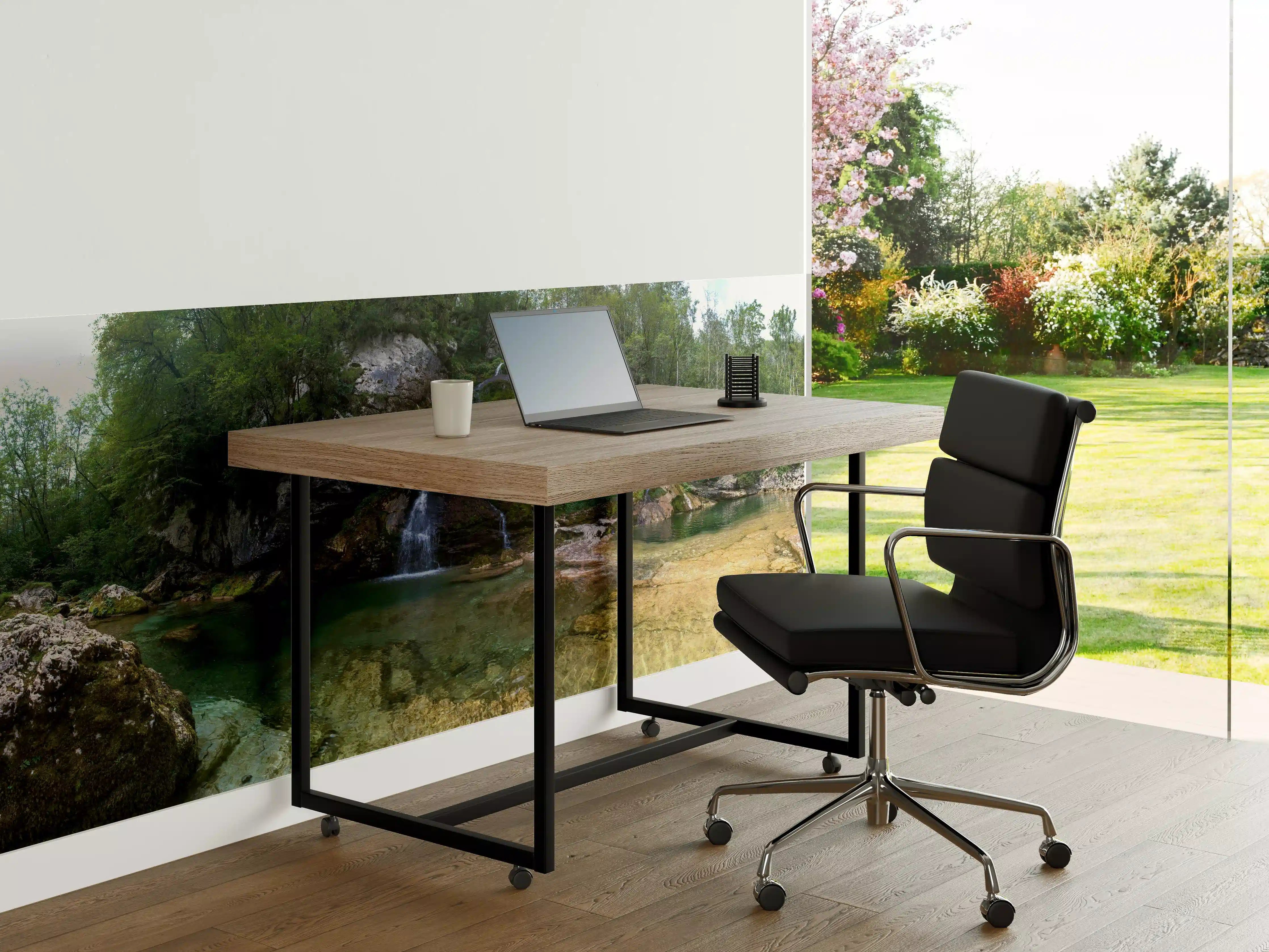 Büro Wandgestaltung - Sommerliche Atmosphäre in den Slowenischen Alpen