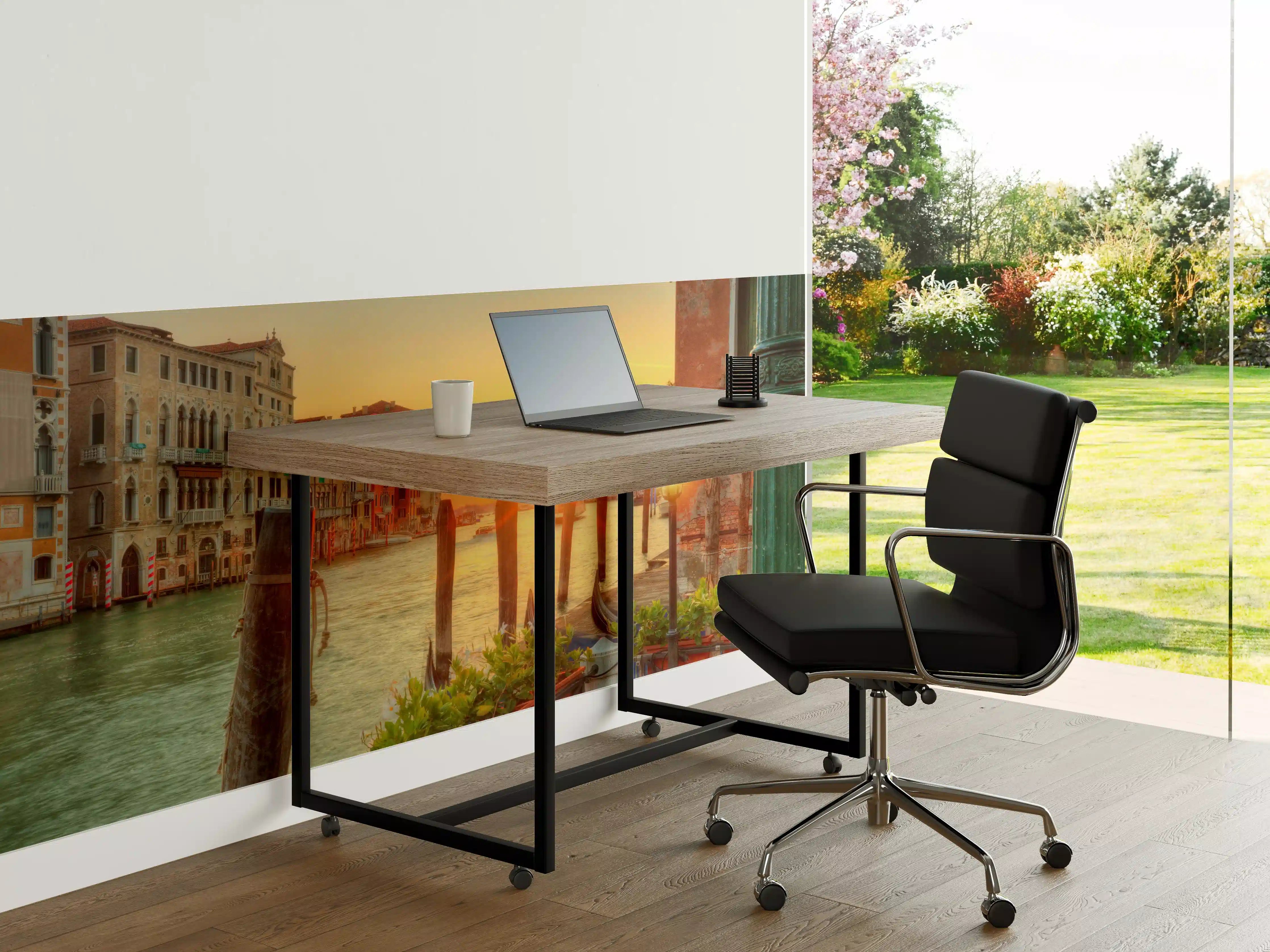 Büro Wandgestaltung - Sonnenaufgang im Grand Canal der Kirche Santa Maria