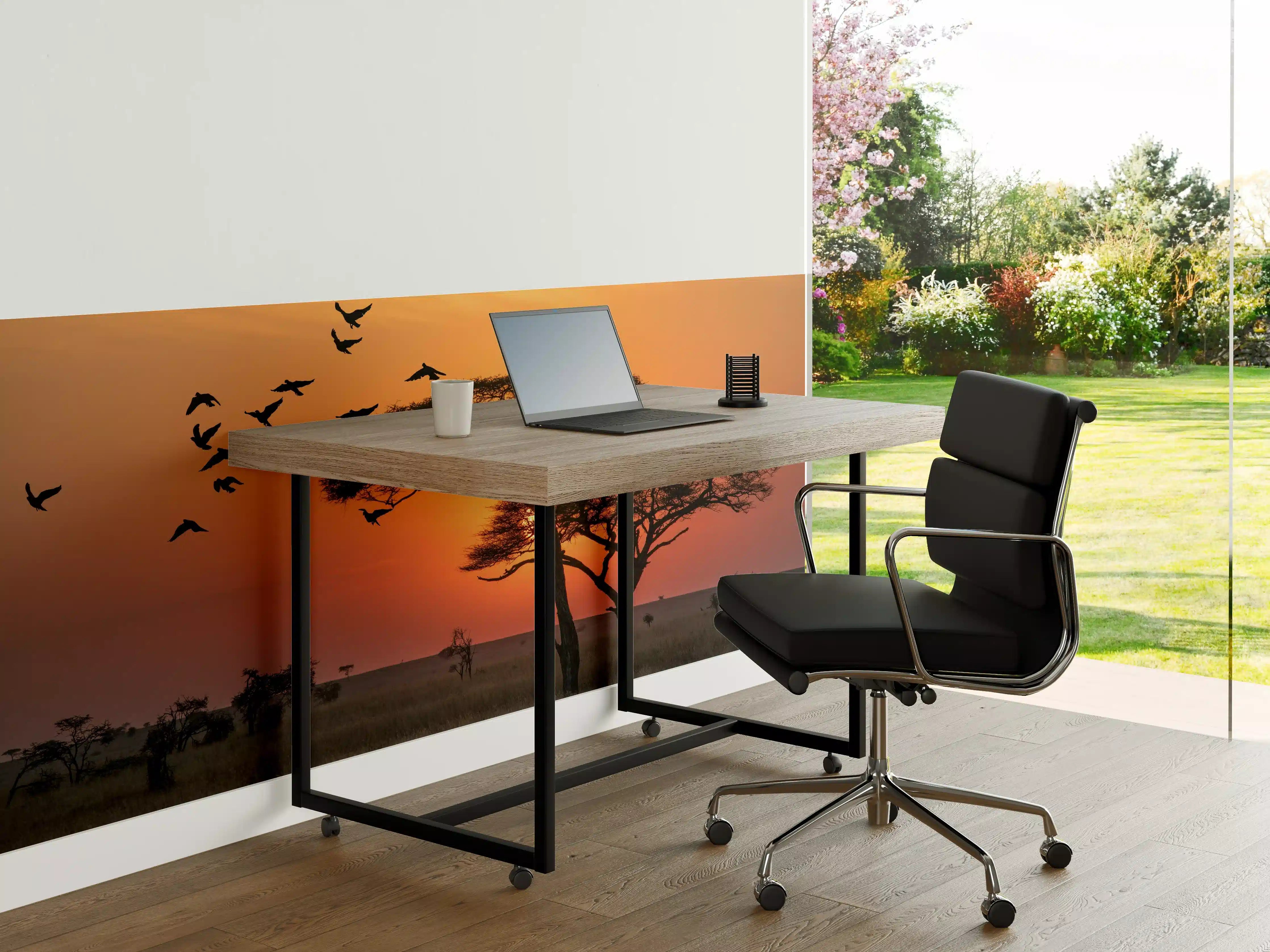 Büro Wandgestaltung - Sonnenaufgang im Serengeti-Naturpark