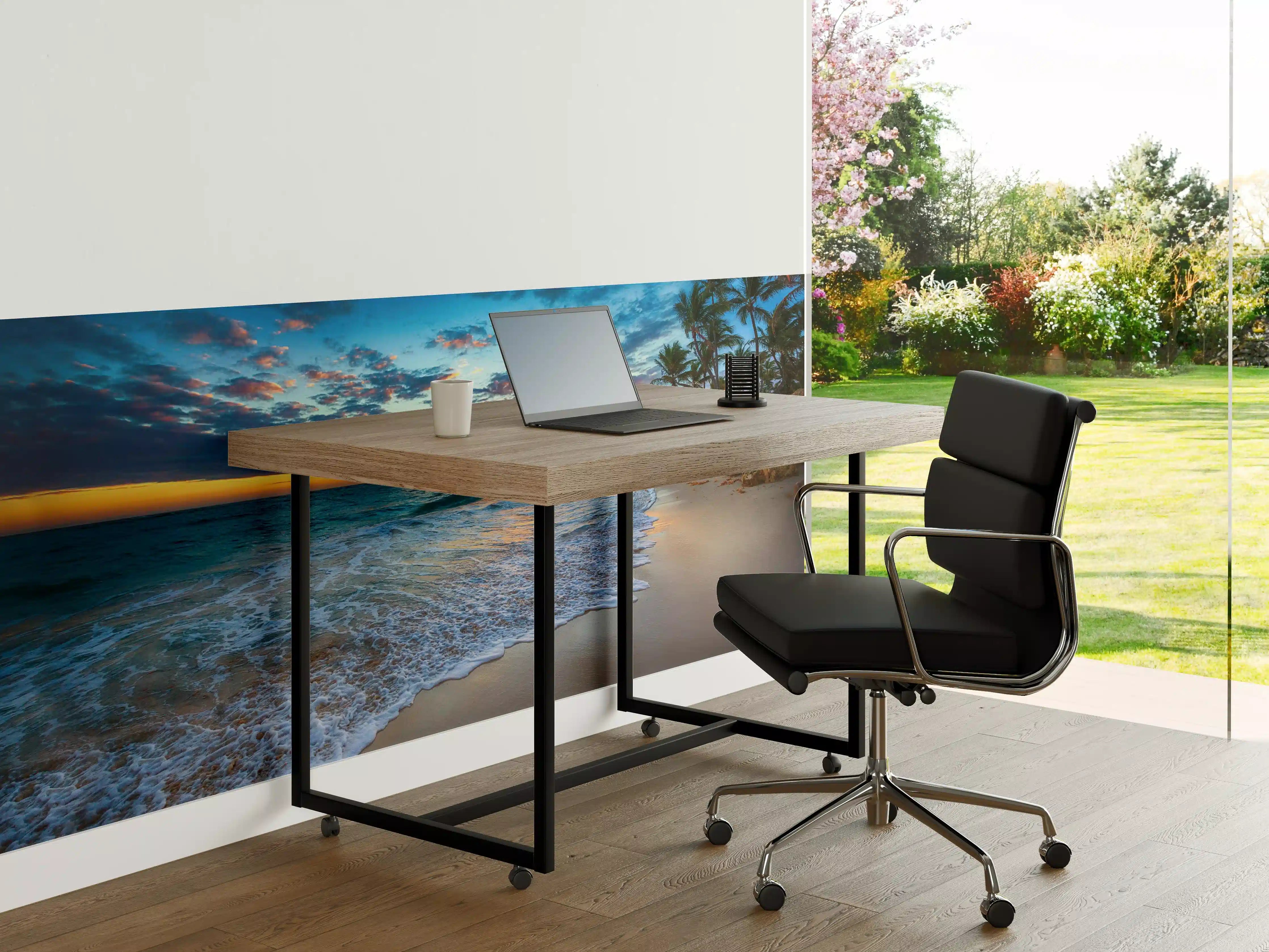 Büro Wandgestaltung - Sonnenaufgang über dem Strand