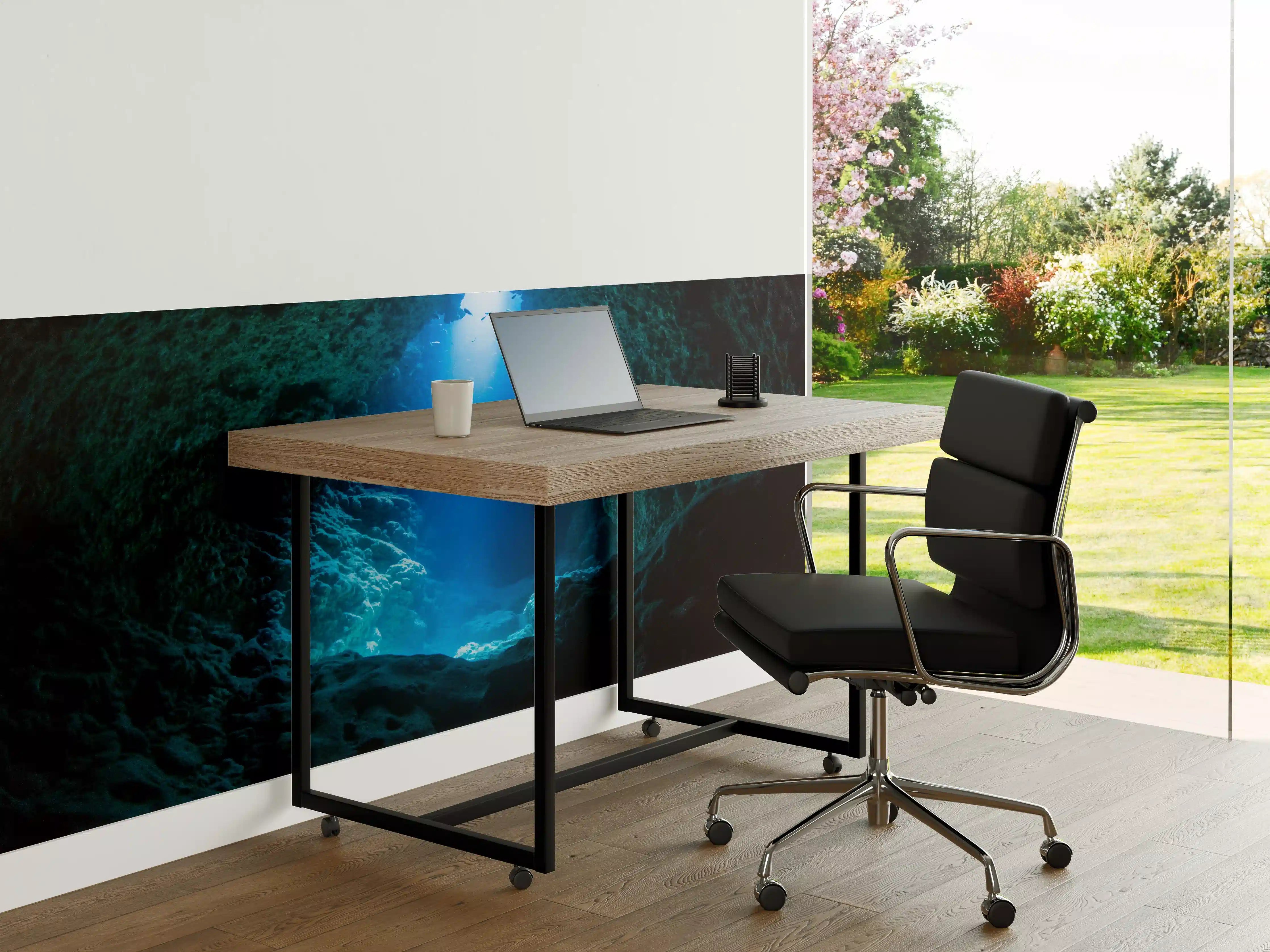 Büro Wandgestaltung - Sonnenstrahl in die Unterwasserhöhle